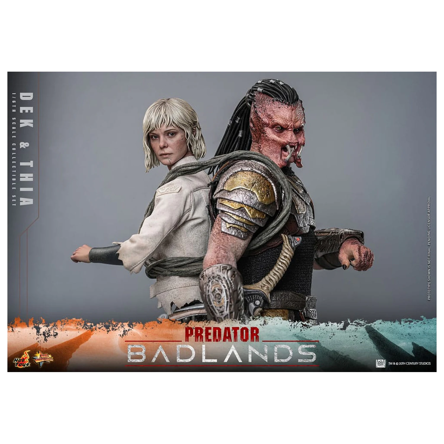 Predator: Badlands Movie Masterpiece figurka akcji 1/6 Dek & Thia 30 cm zdjęcie produktu