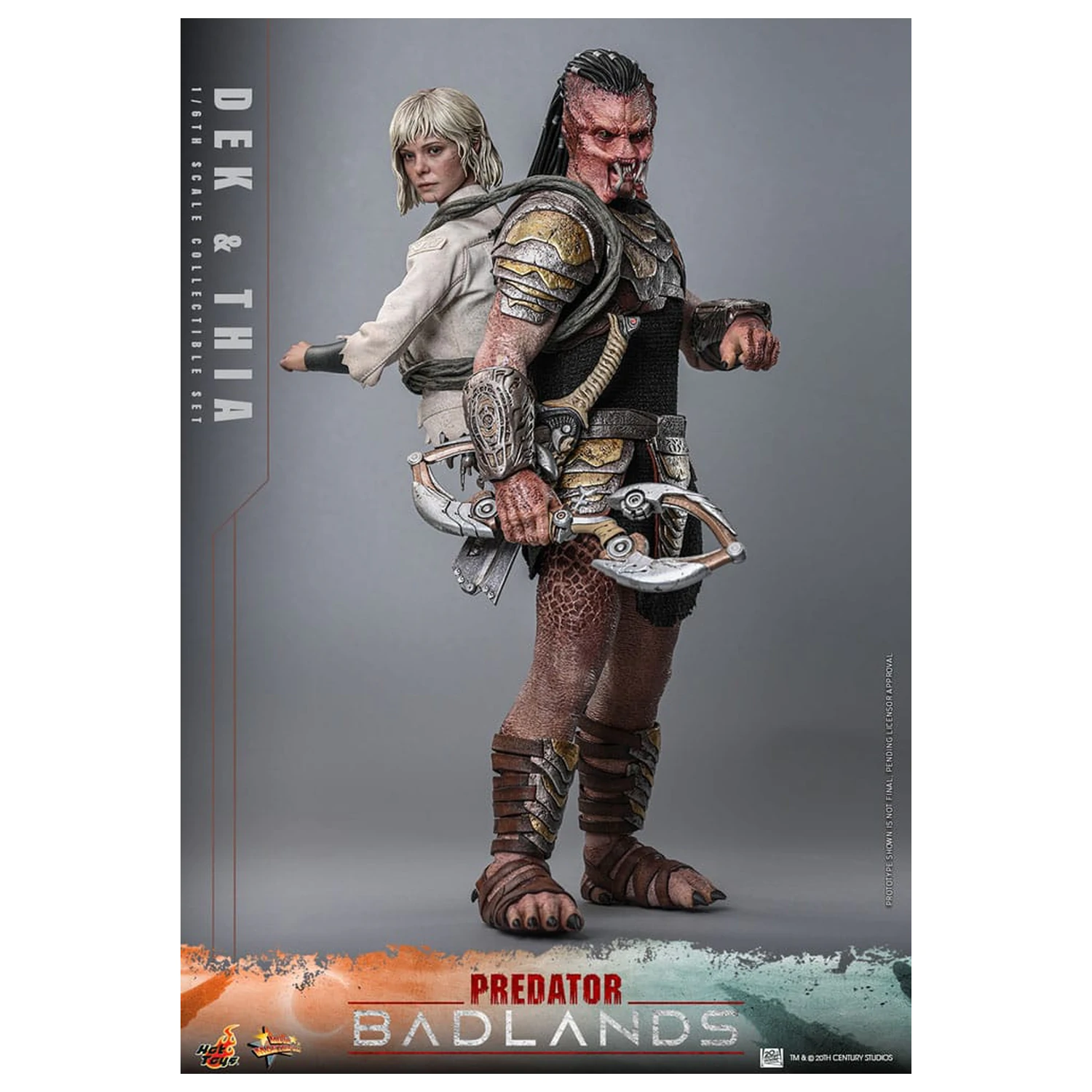 Predator: Badlands Movie Masterpiece figurka akcji 1/6 Dek & Thia 30 cm zdjęcie produktu
