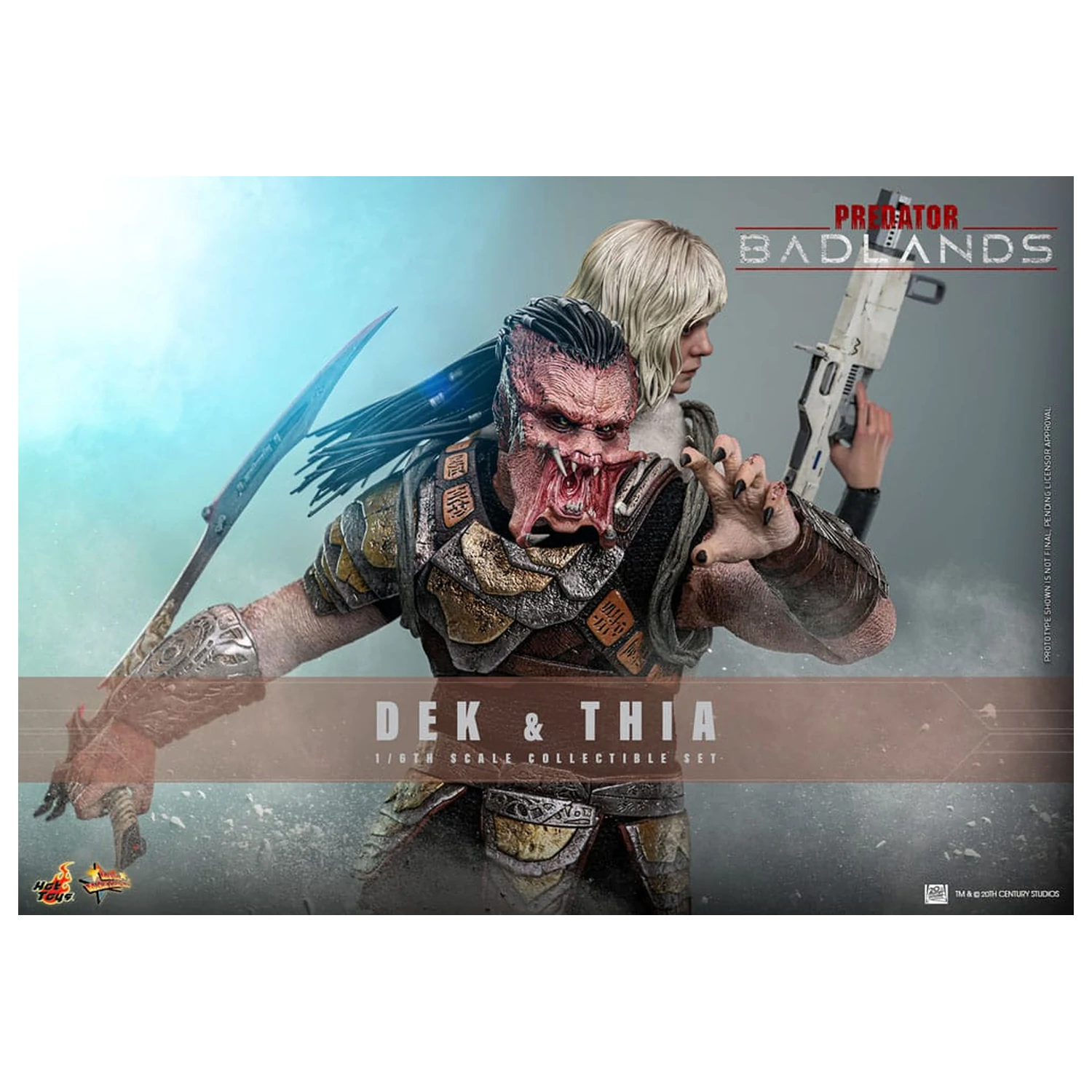 Predator: Badlands Movie Masterpiece figurka akcji 1/6 Dek & Thia 30 cm zdjęcie produktu