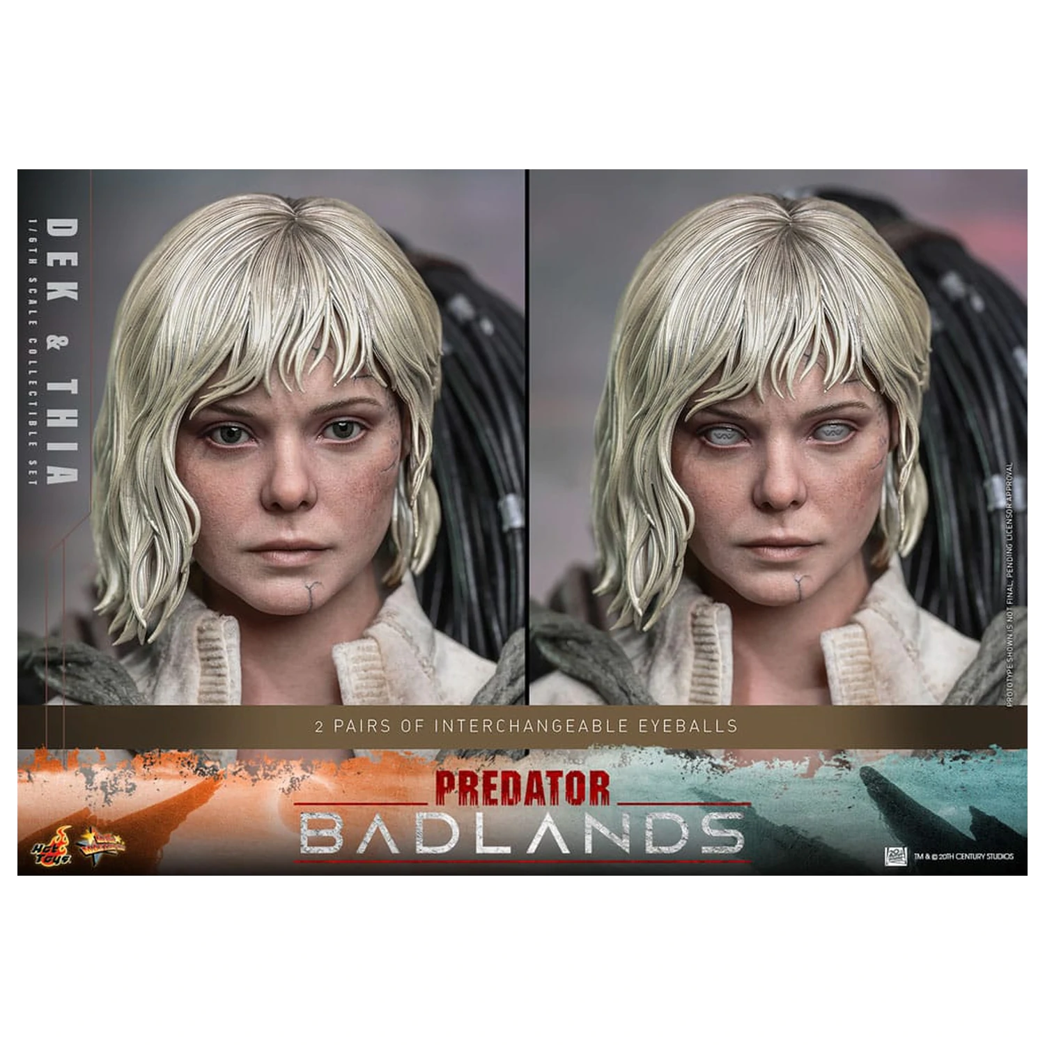 Predator: Badlands Movie Masterpiece figurka akcji 1/6 Dek & Thia 30 cm zdjęcie produktu