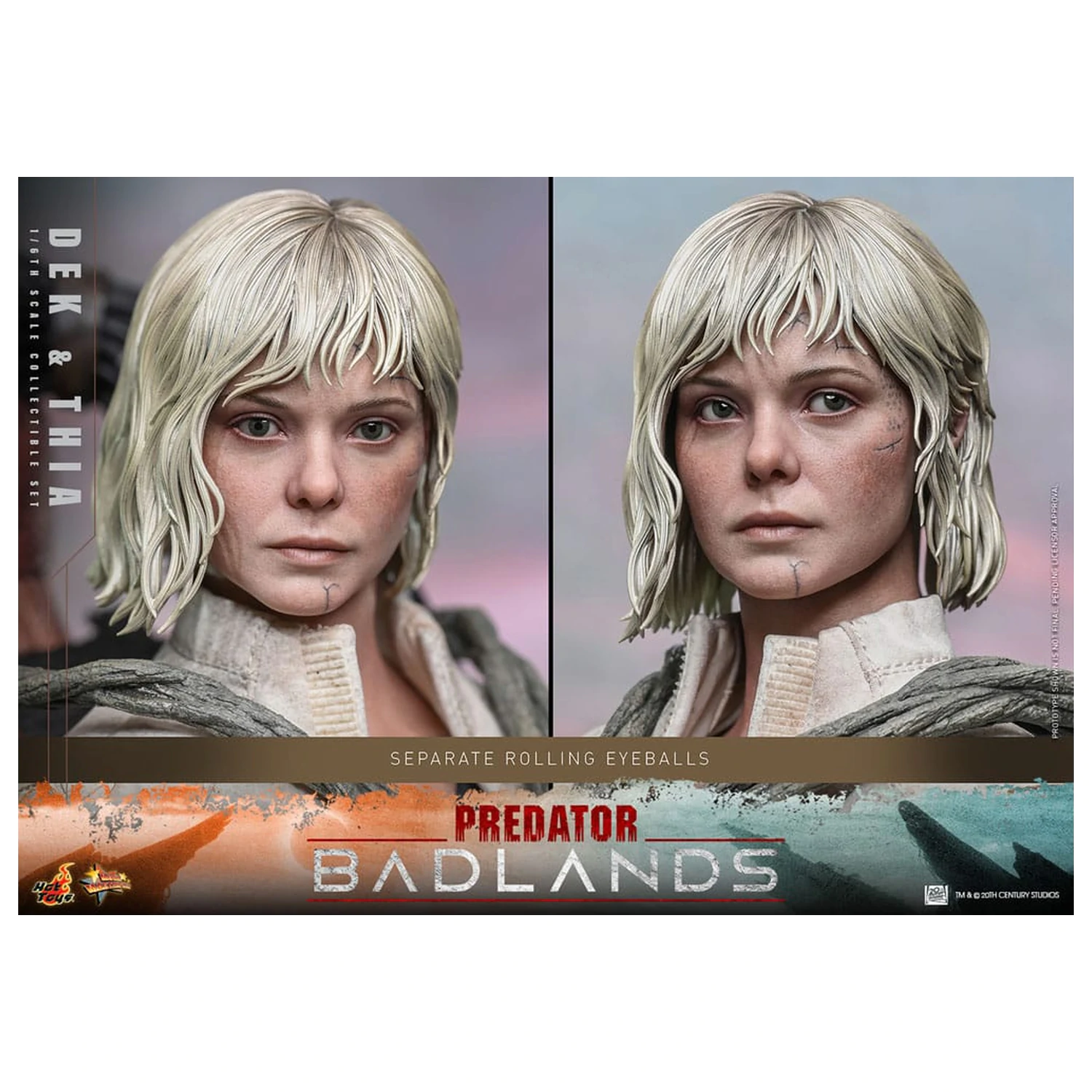 Predator: Badlands Movie Masterpiece figurka akcji 1/6 Dek & Thia 30 cm zdjęcie produktu