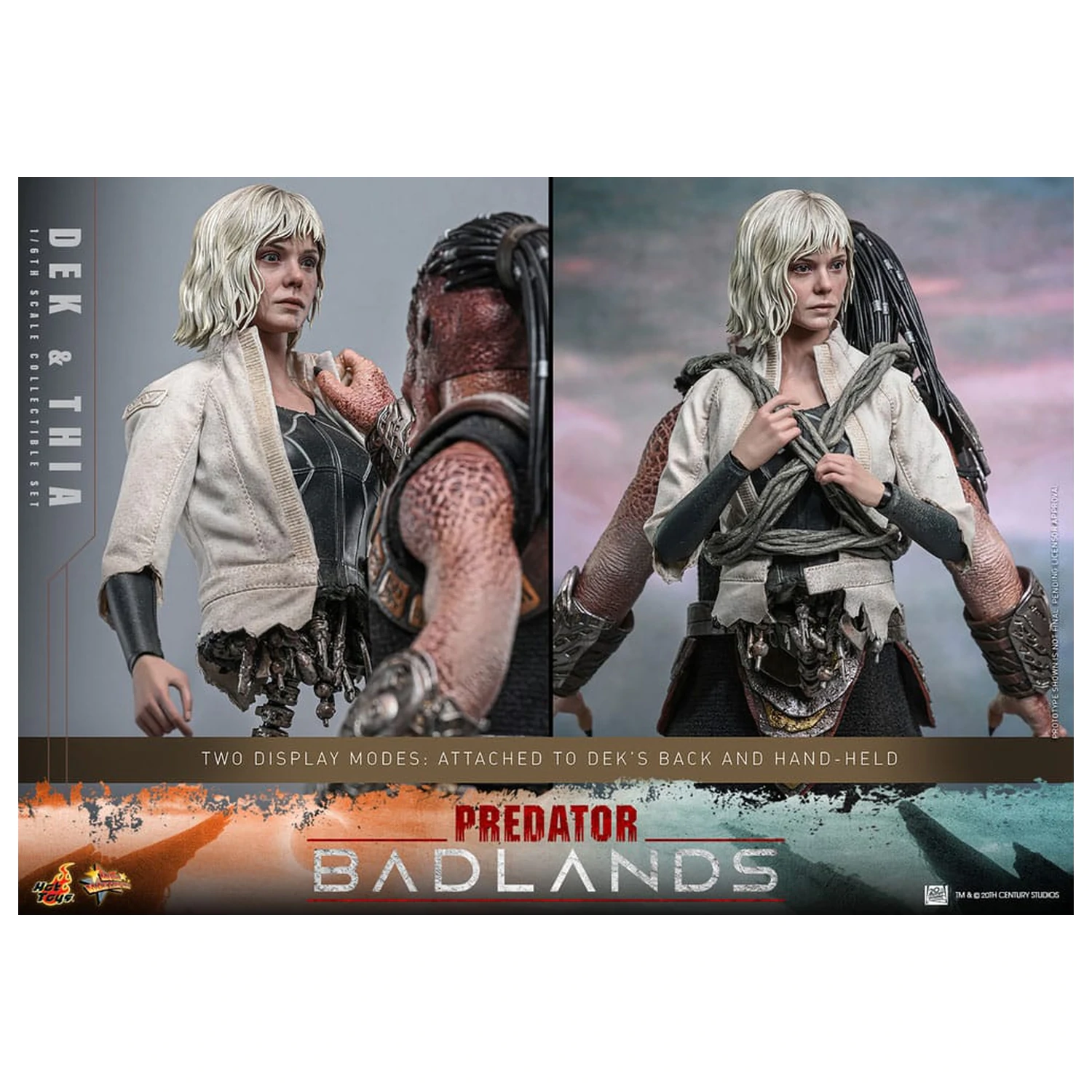 Predator: Badlands Movie Masterpiece figurka akcji 1/6 Dek & Thia 30 cm zdjęcie produktu