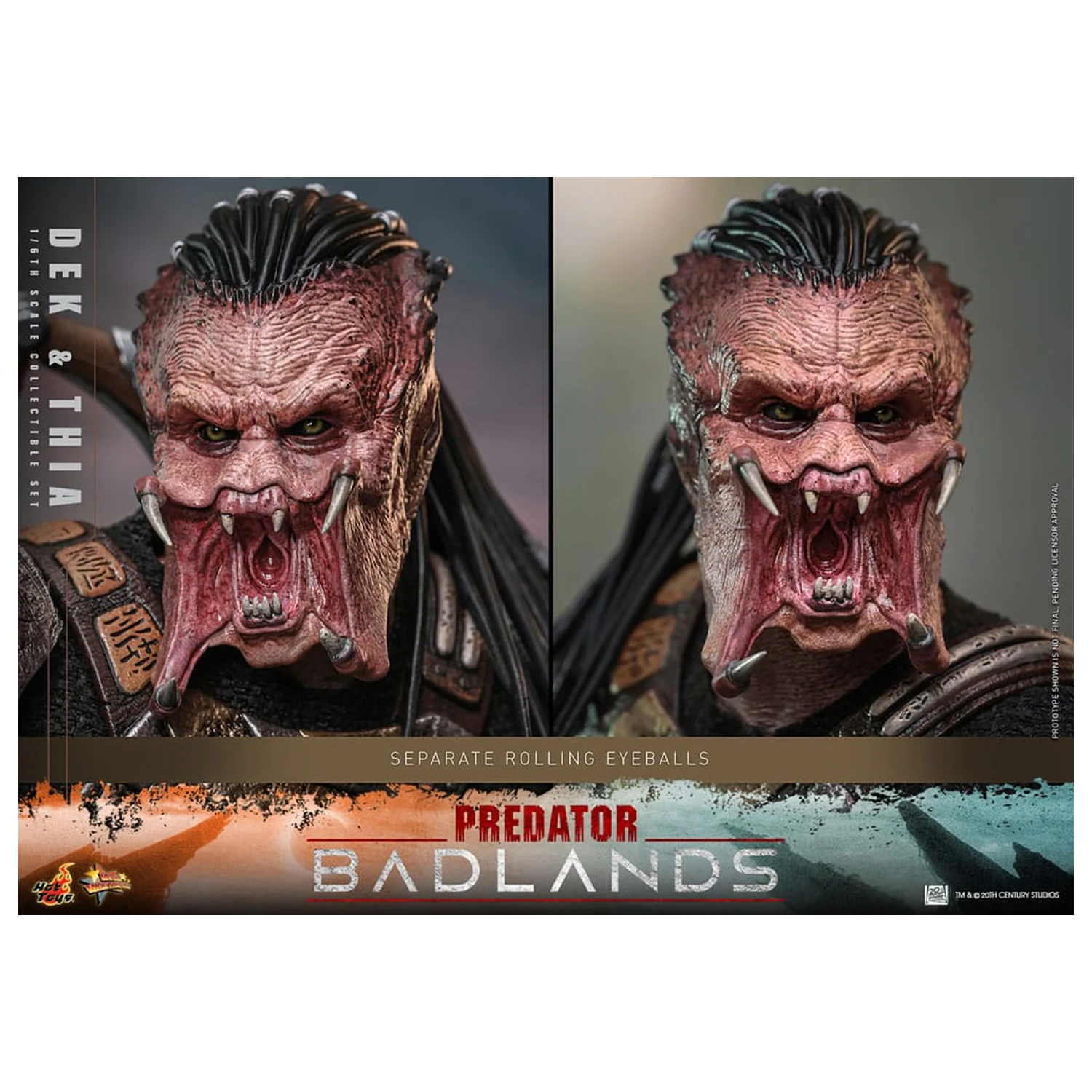 Predator: Badlands Movie Masterpiece figurka akcji 1/6 Dek & Thia 30 cm zdjęcie produktu
