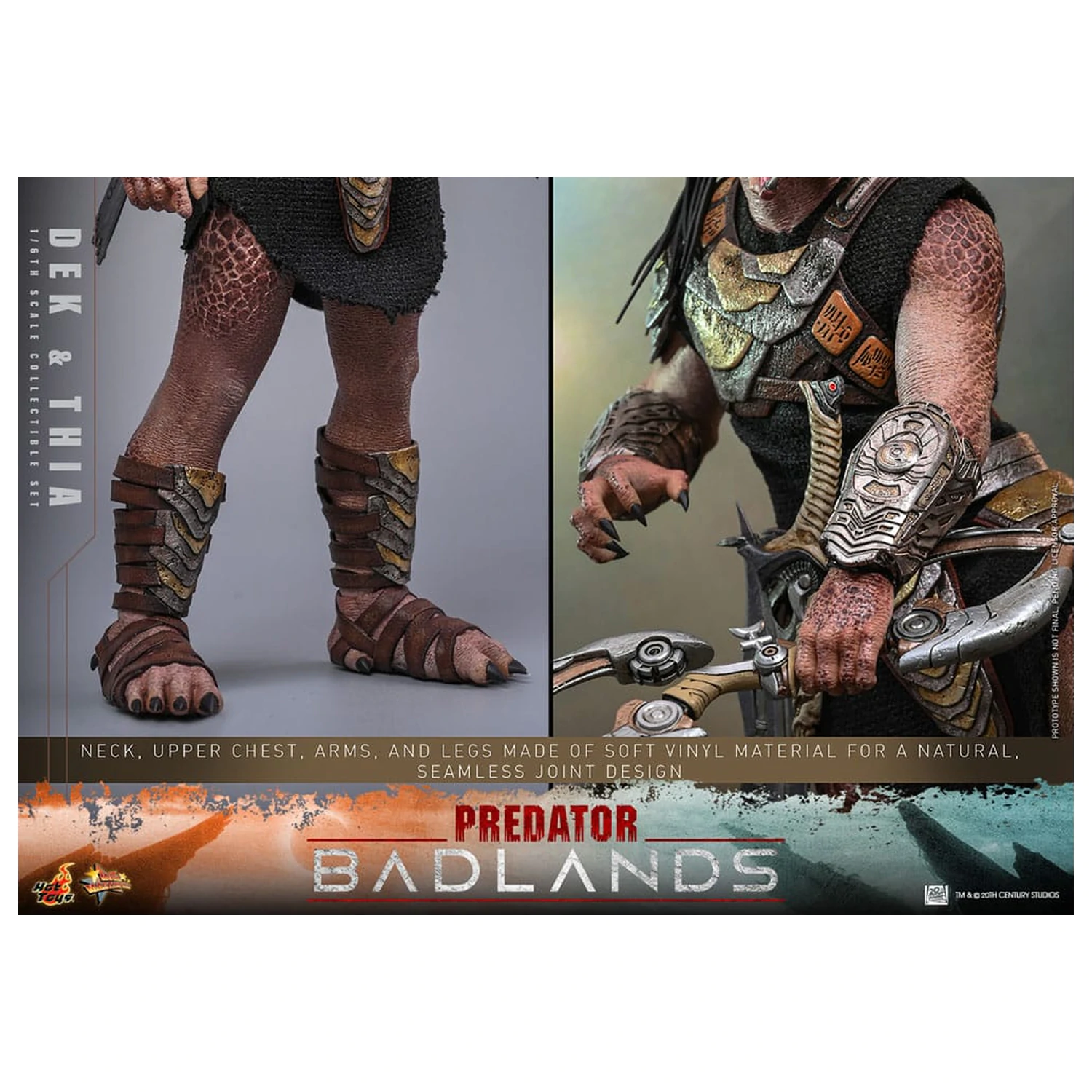 Predator: Badlands Movie Masterpiece figurka akcji 1/6 Dek & Thia 30 cm zdjęcie produktu