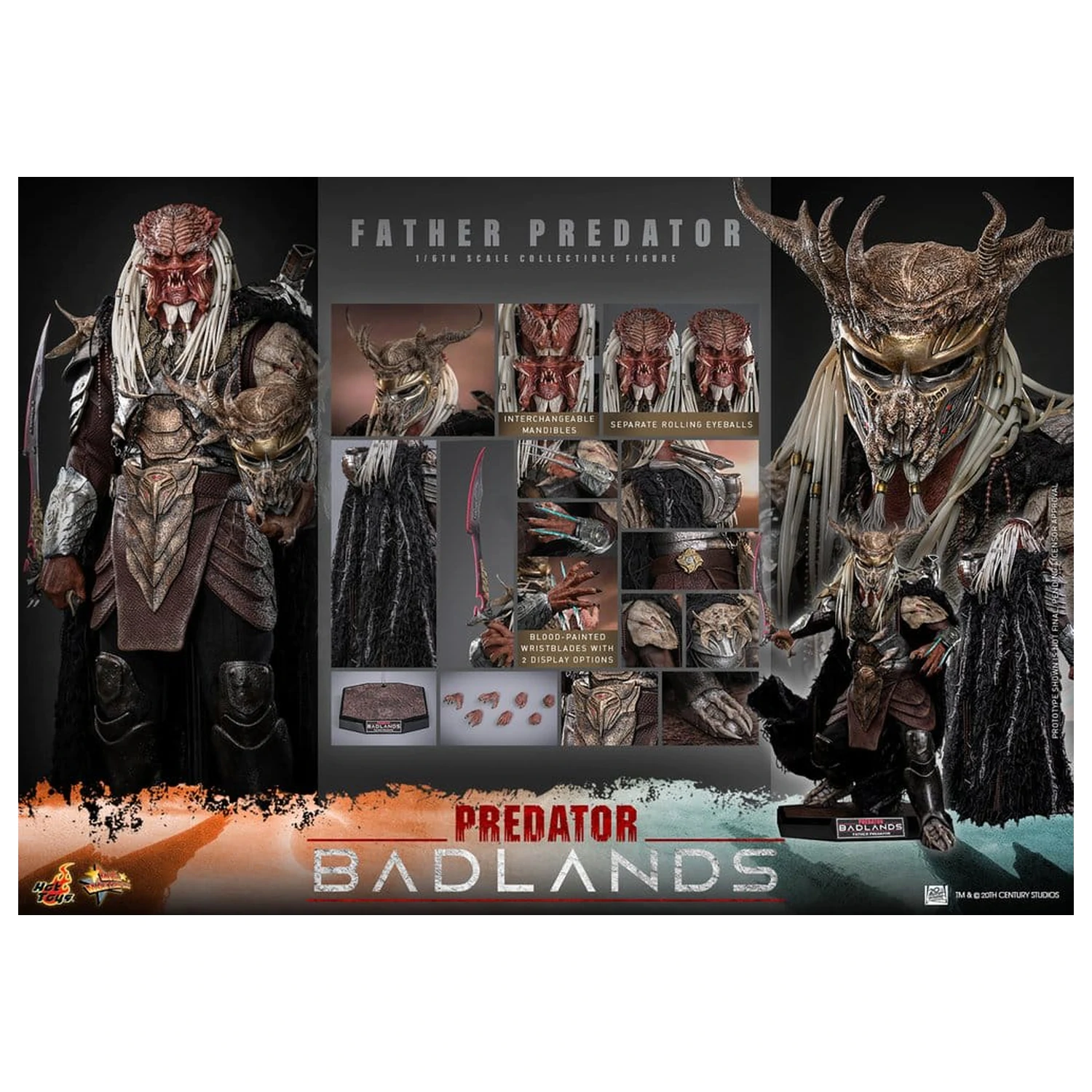 Predator: Badlands Movie Masterpiece Figurka akcji 1/6 Njohrr 36 cm zdjęcie produktu