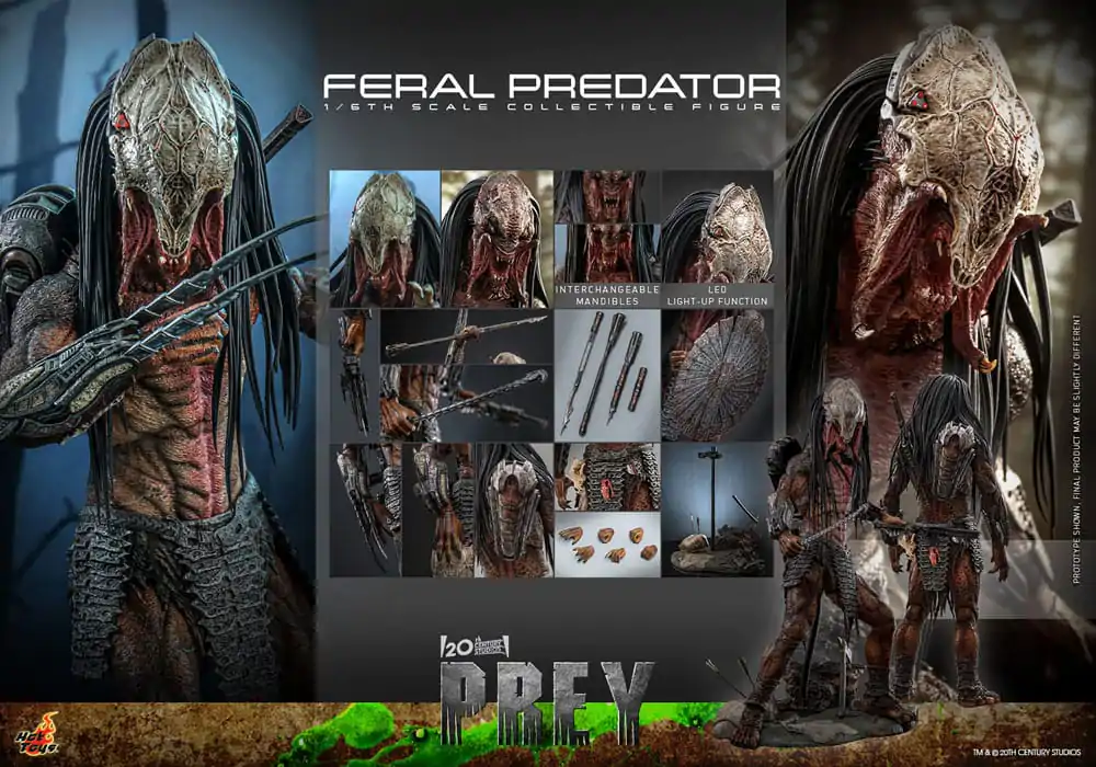 Prey Figurka Akcji 1/6 Feral Predator 37 cm zdjęcie produktu
