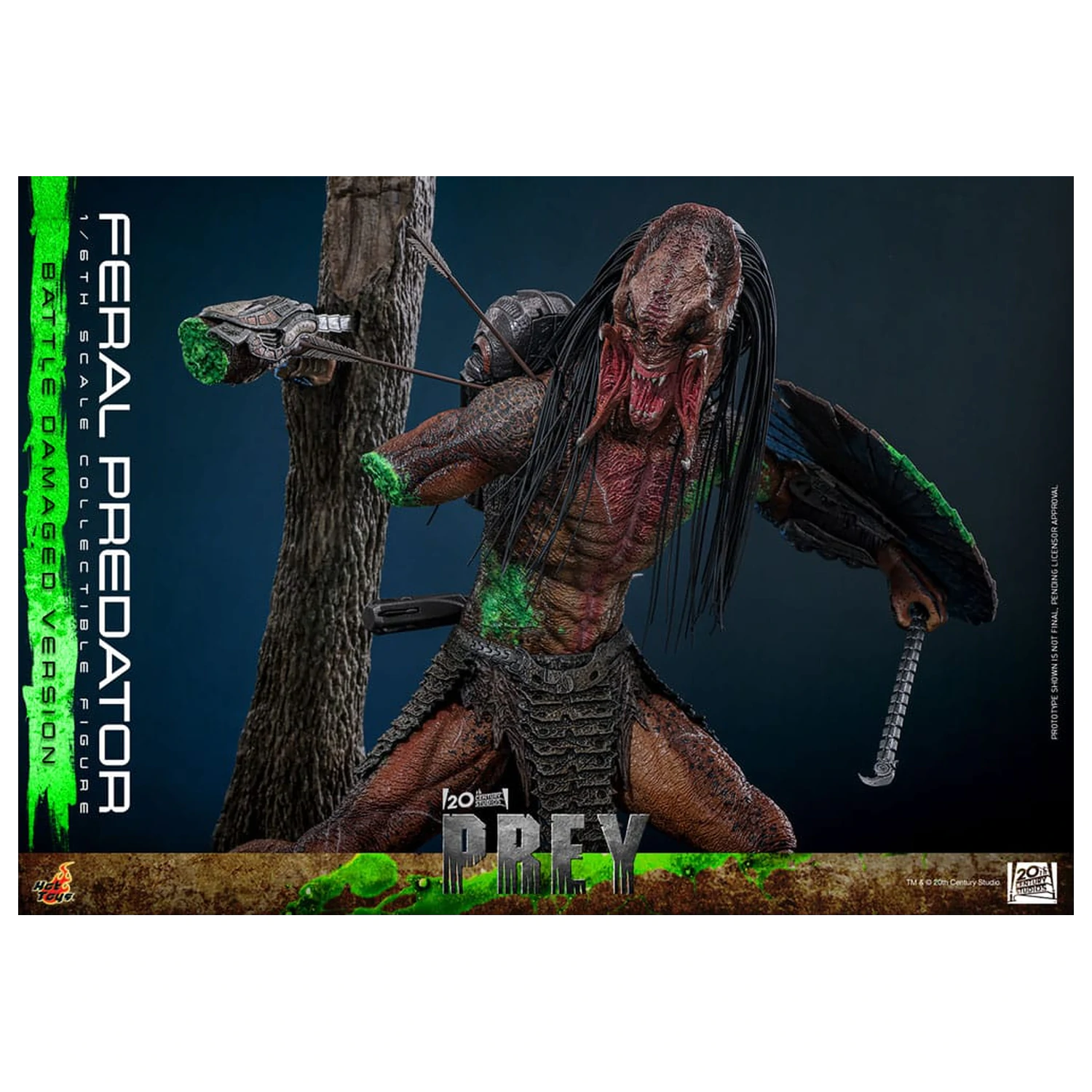 Prey Action Figure 1/6 Feral Predator (Battle Damaged Version) 37 cm zdjęcie produktu