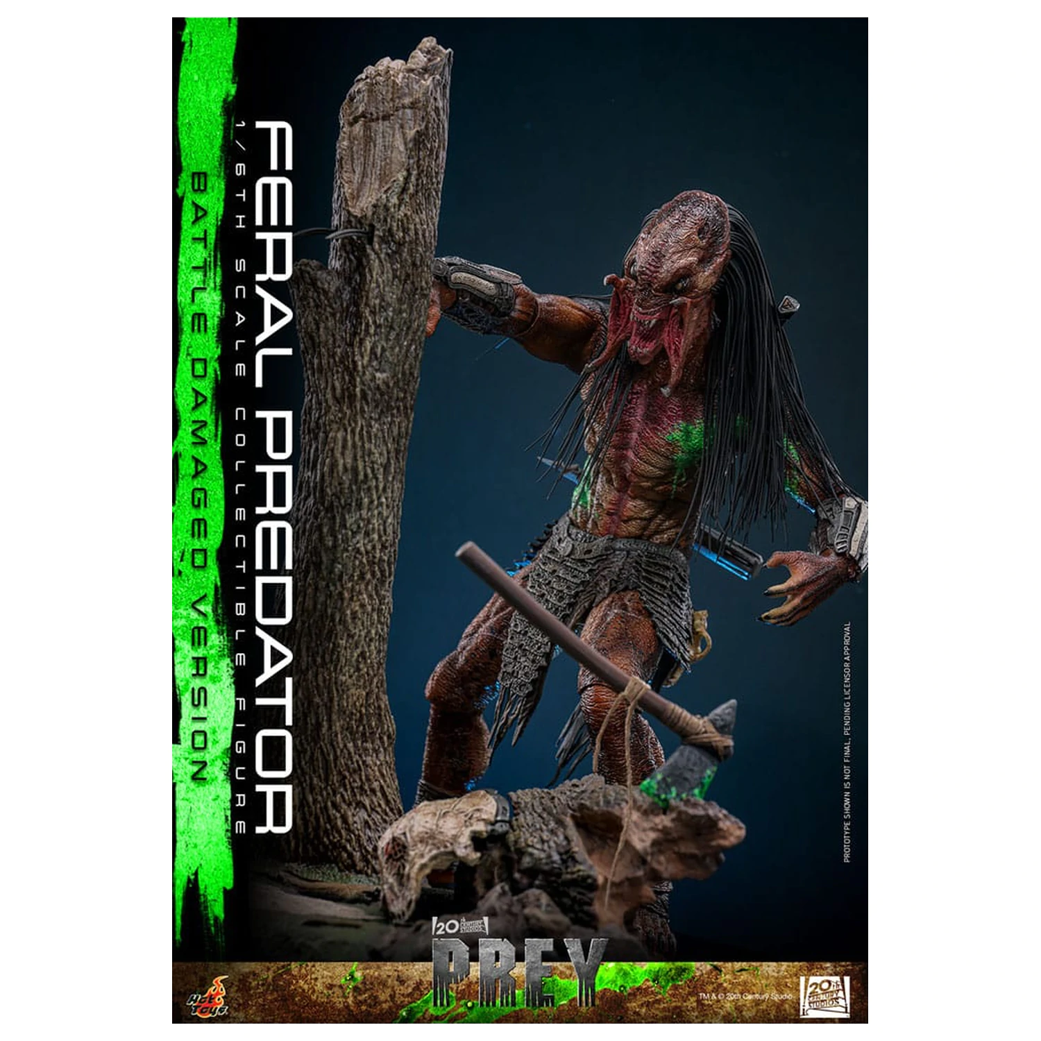 Prey Action Figure 1/6 Feral Predator (Battle Damaged Version) 37 cm zdjęcie produktu