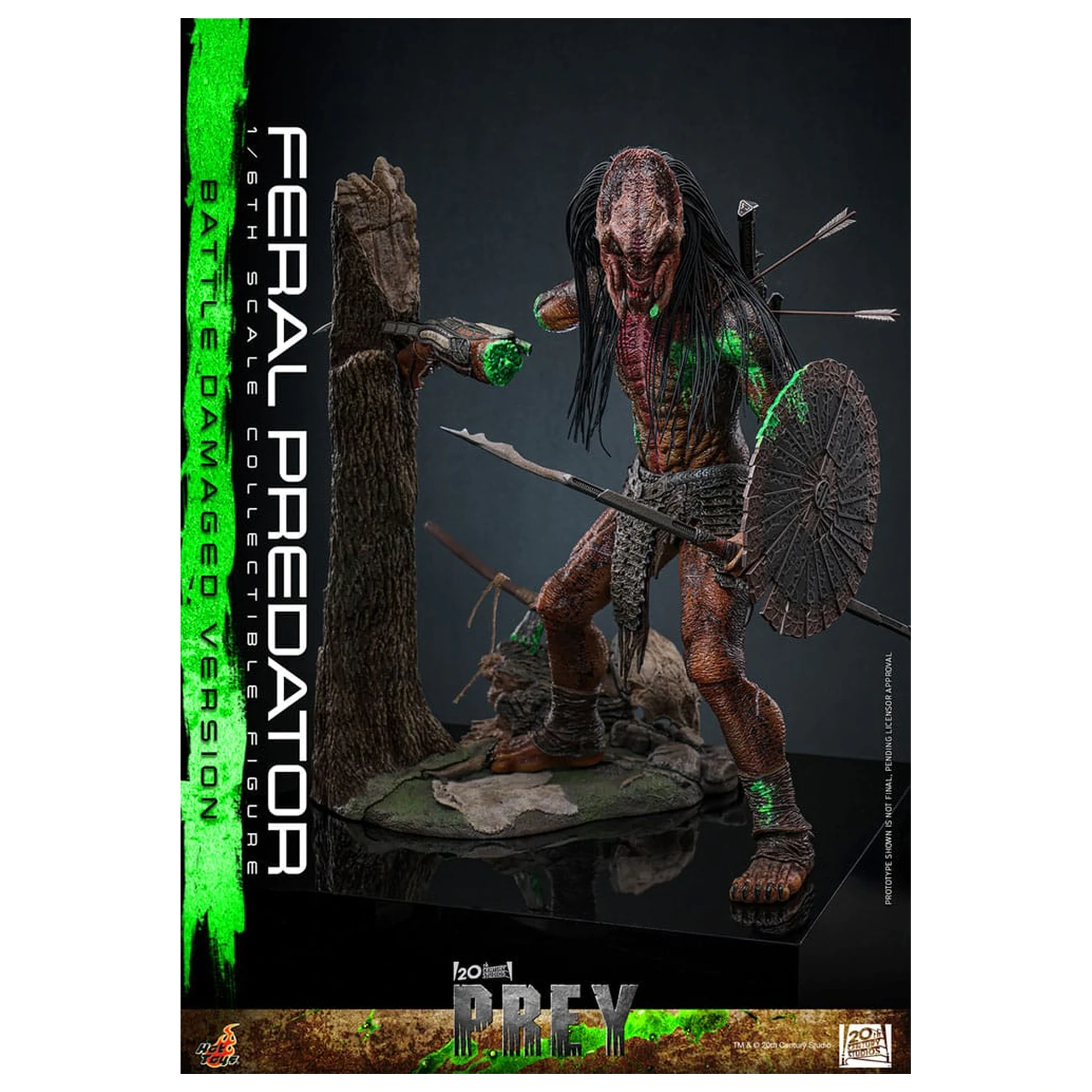 Prey Action Figure 1/6 Feral Predator (Battle Damaged Version) 37 cm zdjęcie produktu