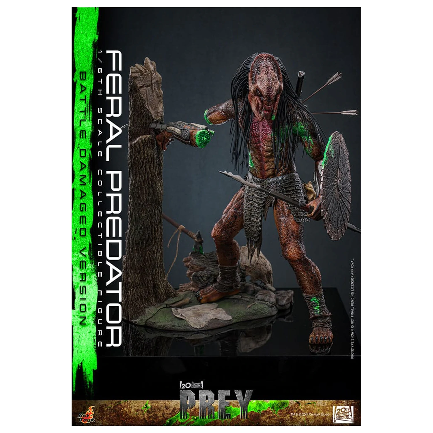 Prey Action Figure 1/6 Feral Predator (Battle Damaged Version) 37 cm zdjęcie produktu