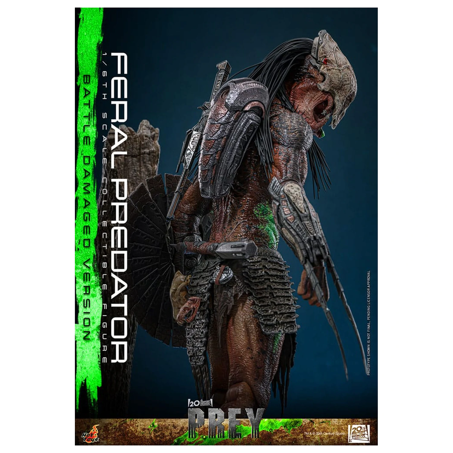 Prey Action Figure 1/6 Feral Predator (Battle Damaged Version) 37 cm zdjęcie produktu
