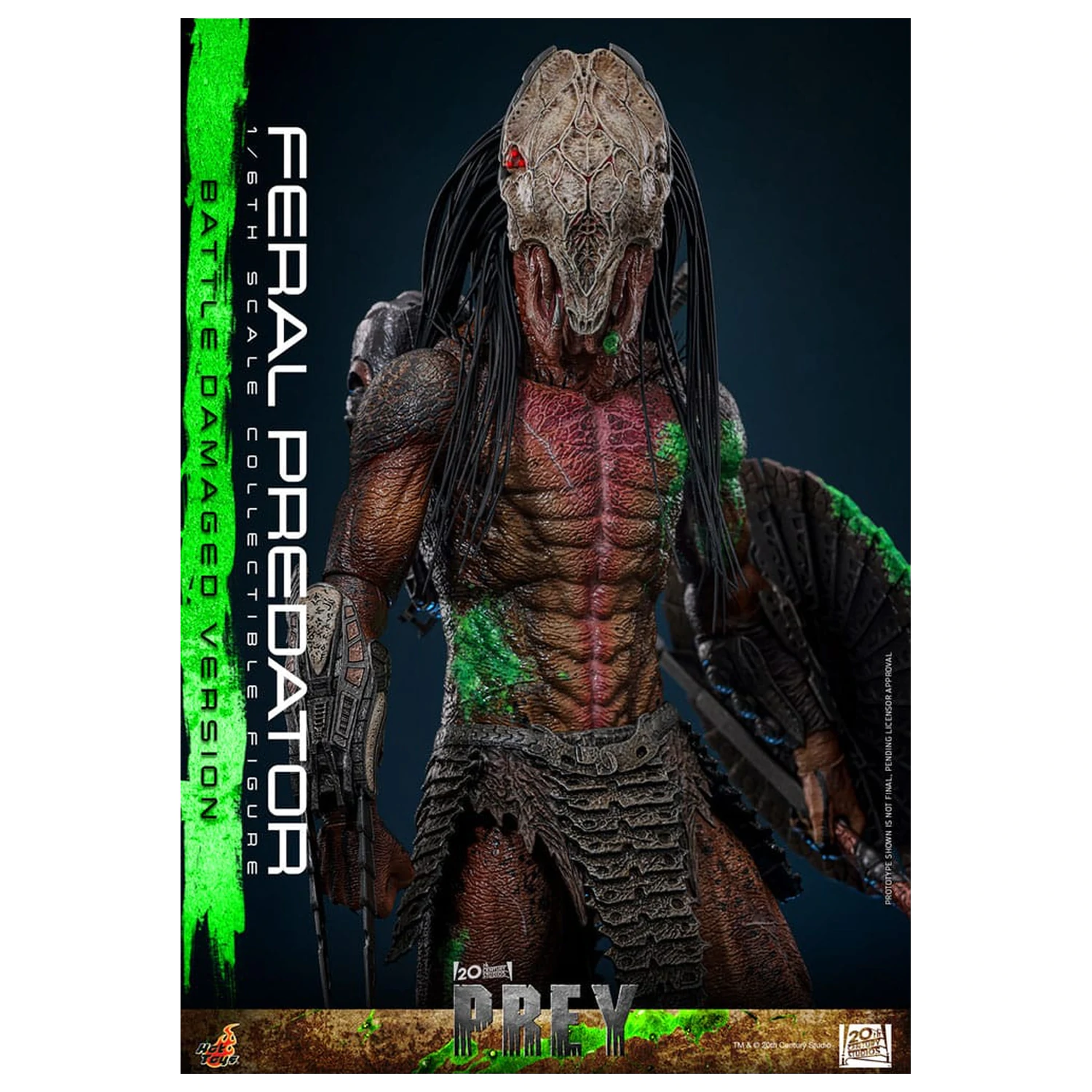 Prey Action Figure 1/6 Feral Predator (Battle Damaged Version) 37 cm zdjęcie produktu