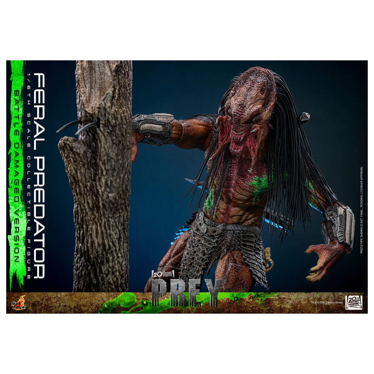 Prey Action Figure 1/6 Feral Predator (Battle Damaged Version) 37 cm zdjęcie produktu