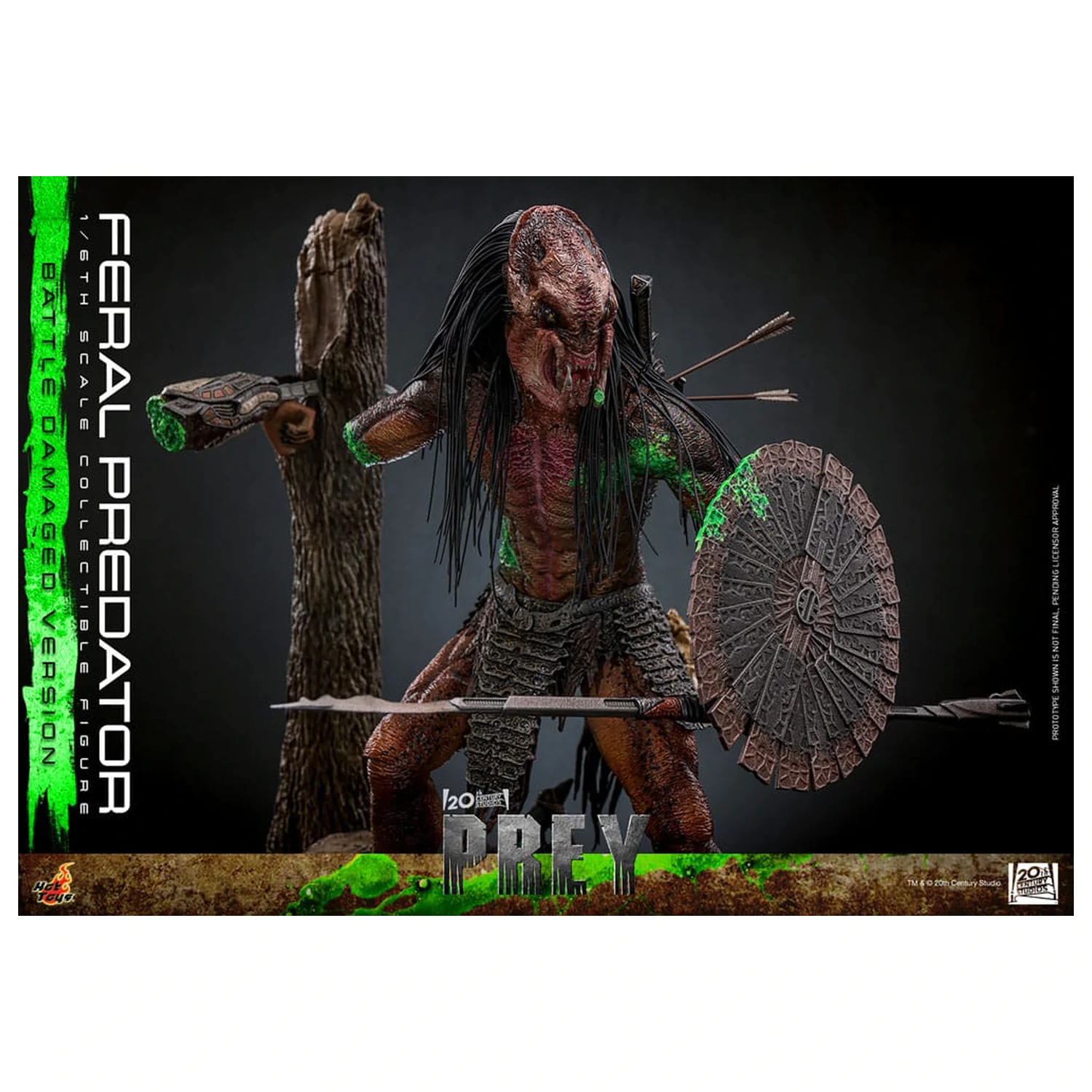 Prey Action Figure 1/6 Feral Predator (Battle Damaged Version) 37 cm zdjęcie produktu