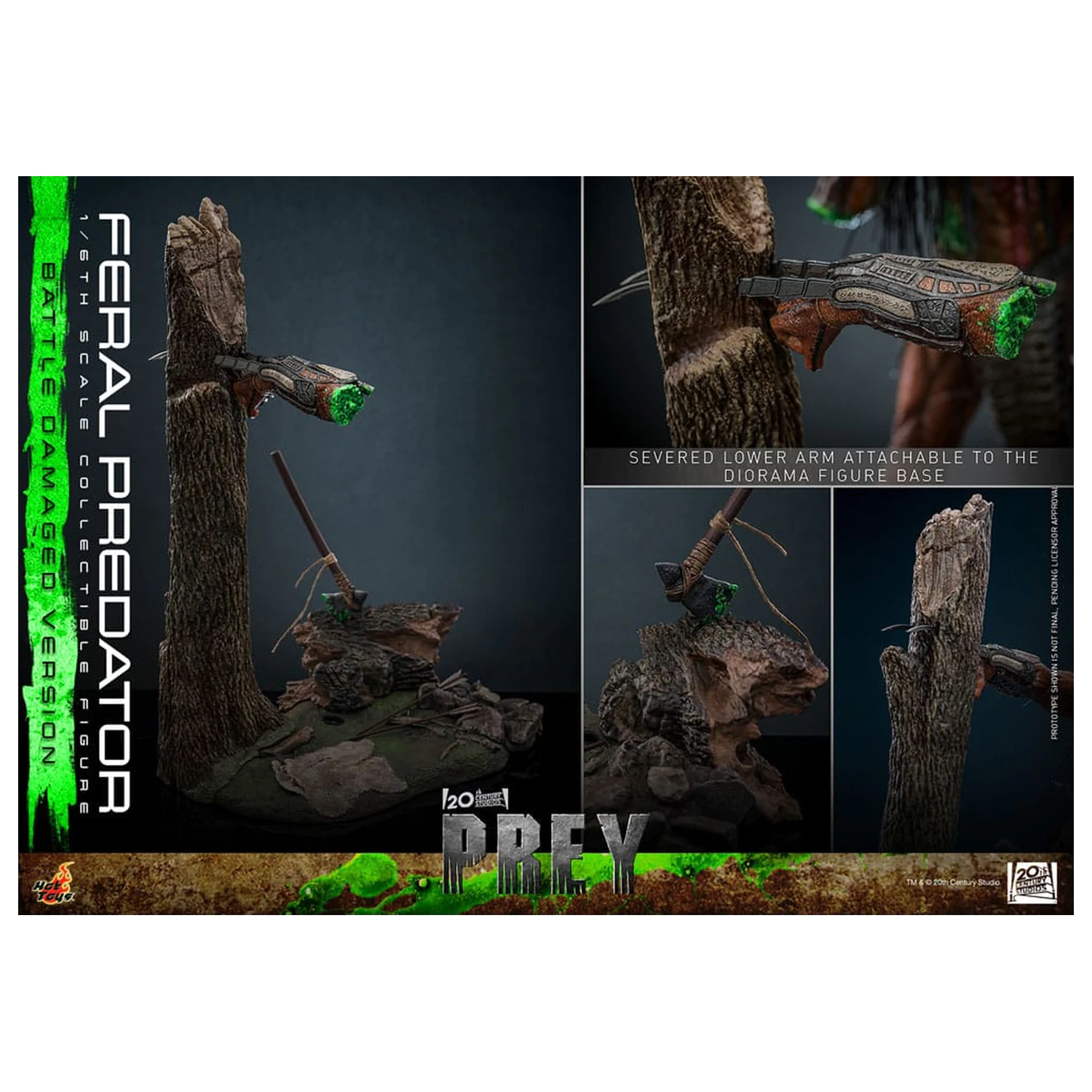Prey Action Figure 1/6 Feral Predator (Battle Damaged Version) 37 cm zdjęcie produktu