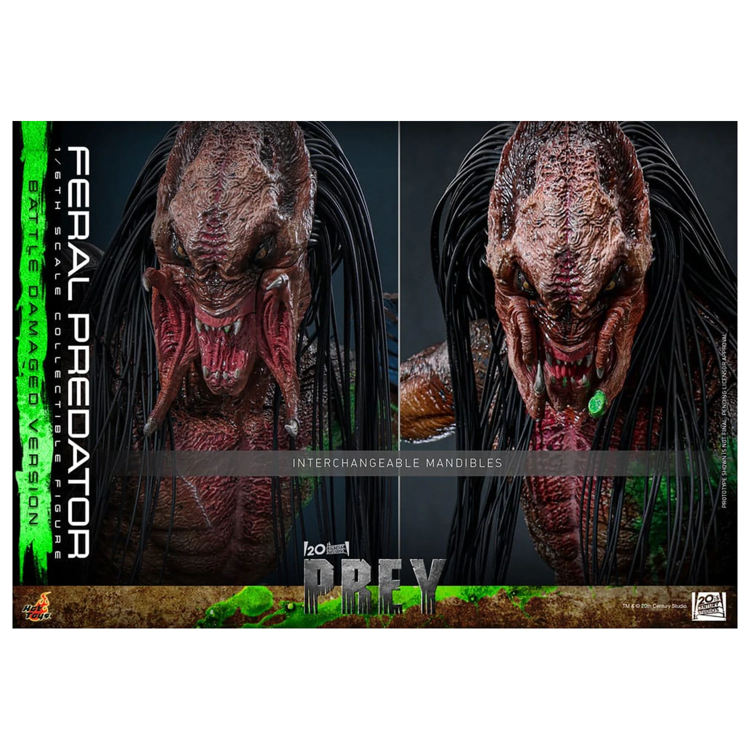 Prey Action Figure 1/6 Feral Predator (Battle Damaged Version) 37 cm zdjęcie produktu