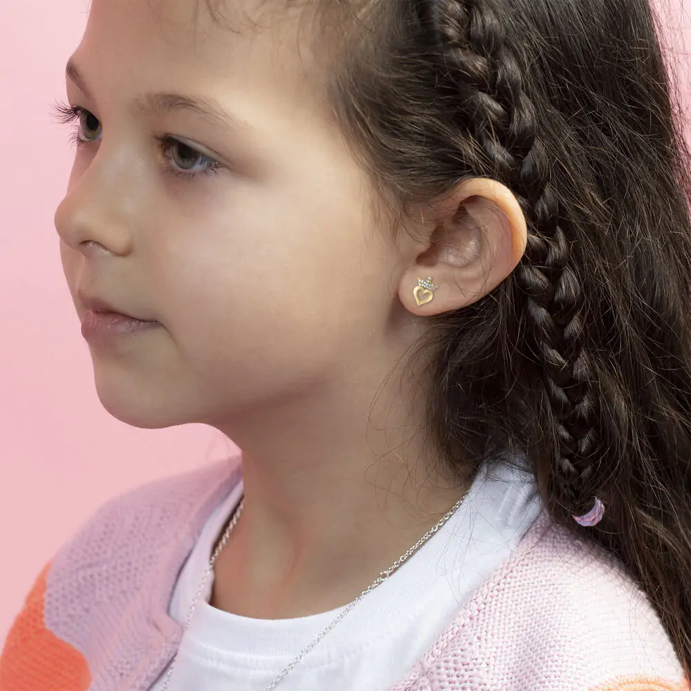 Kolczyki Princess i talerz na biżuterię zdjęcie produktu