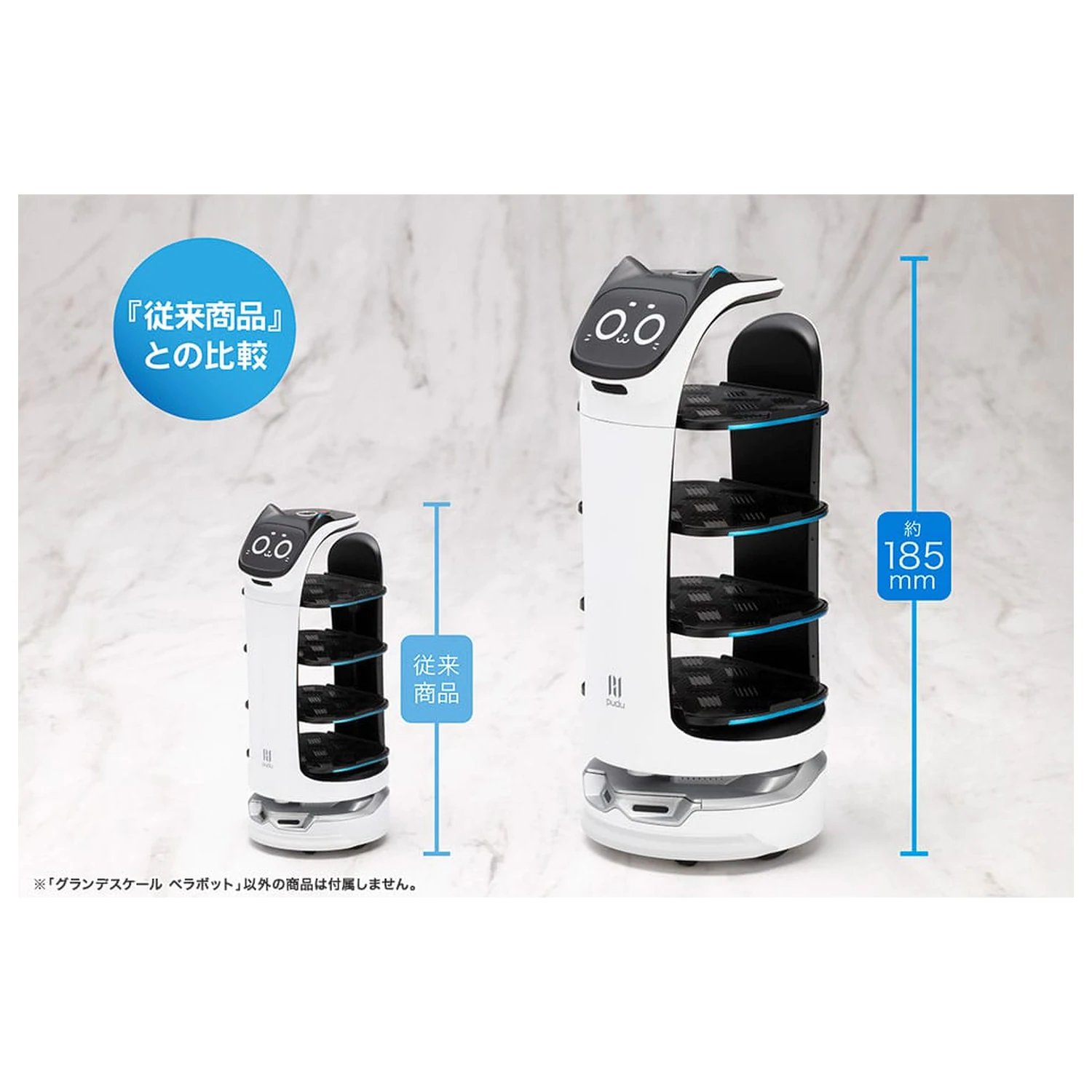 Pudu Robotics Grande Scale Plastikowy zestaw modelarski BellaBot 19 cm zdjęcie produktu