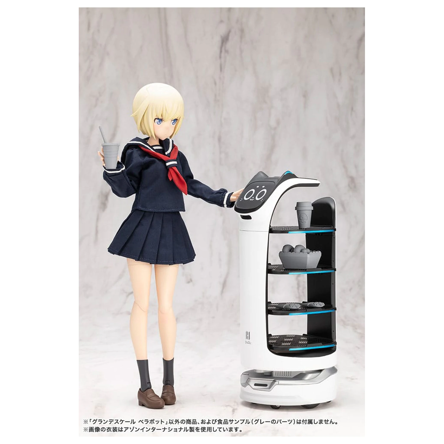 Pudu Robotics Grande Scale Plastikowy zestaw modelarski BellaBot 19 cm zdjęcie produktu