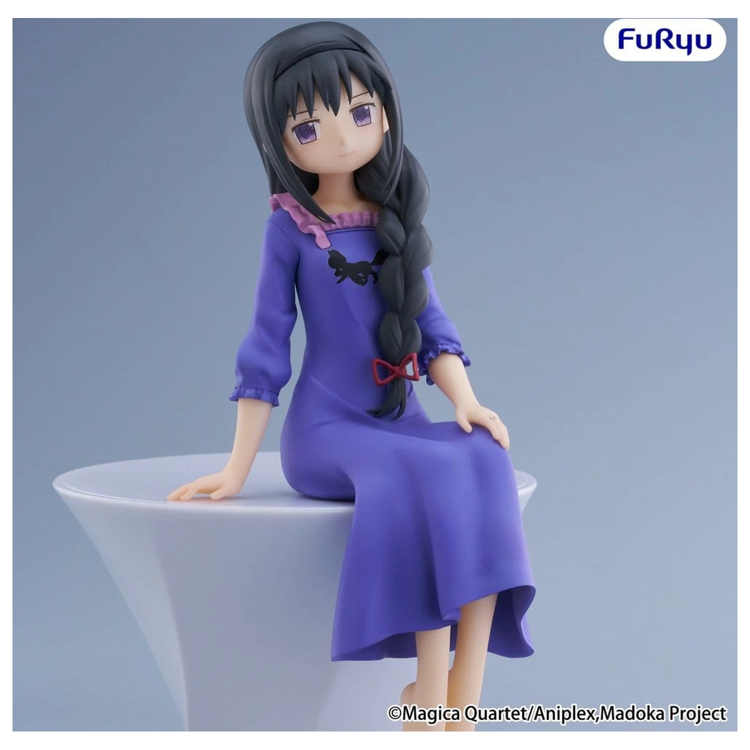 Puella Magi Madoka Magica figurka PVC ogranicznik do pojemnika z makaronem -Homura Akemi- 15 cm zdjęcie produktu