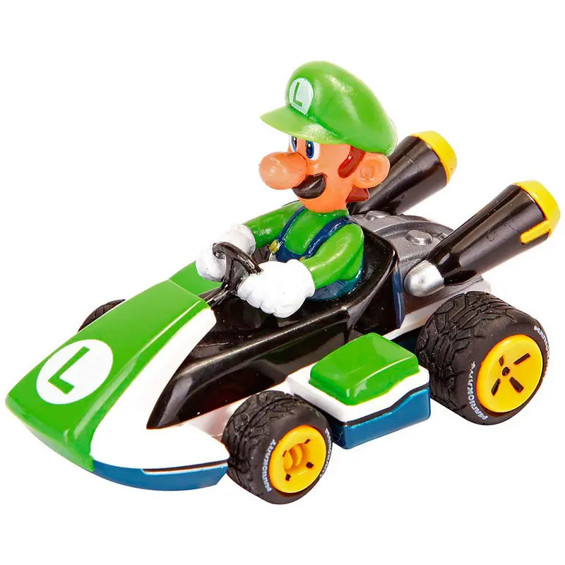 Zestaw 3 aut: Pull Speed Mario Kart 8 Mario Luigi Yoshi zdjęcie produktu