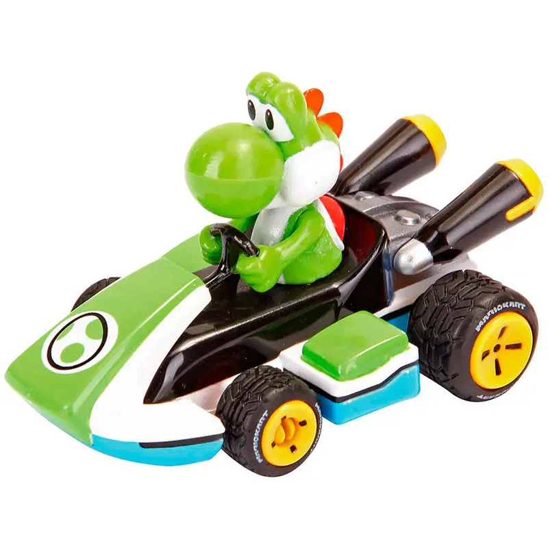 Zestaw 3 aut: Pull Speed Mario Kart 8 Mario Luigi Yoshi zdjęcie produktu