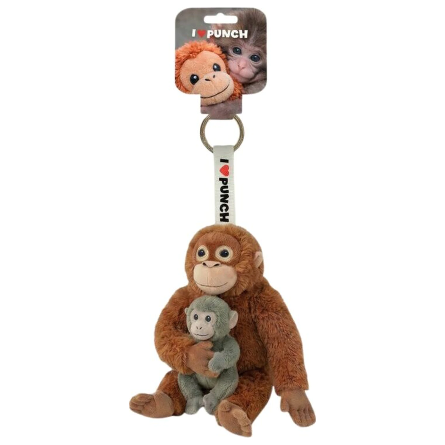 Punch monkey pluszowy breloczek 15cm zdjęcie produktu