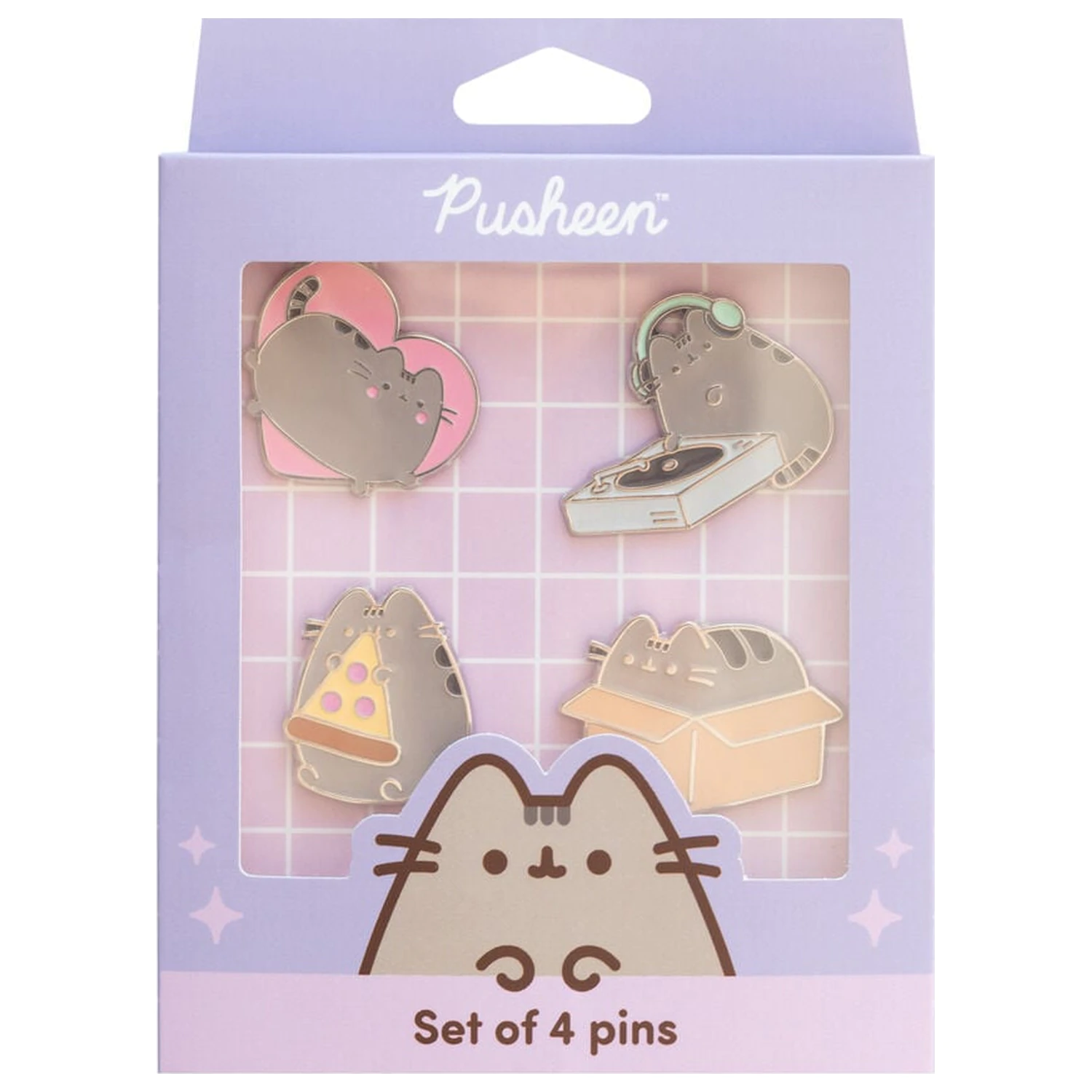 Pusheen zestaw 4 pinów zdjęcie produktu