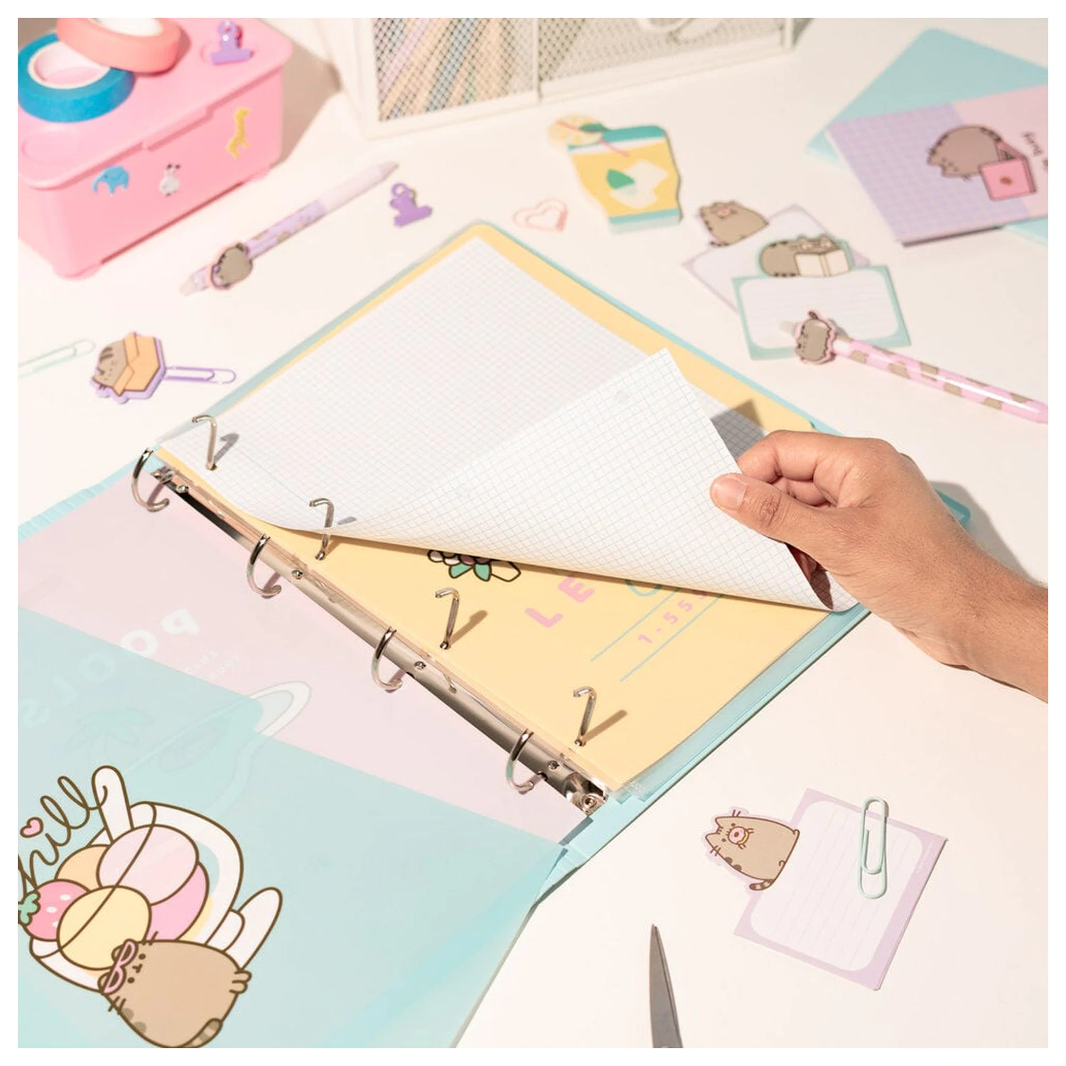 Pusheen segregator 4-ringowy zdjęcie produktu