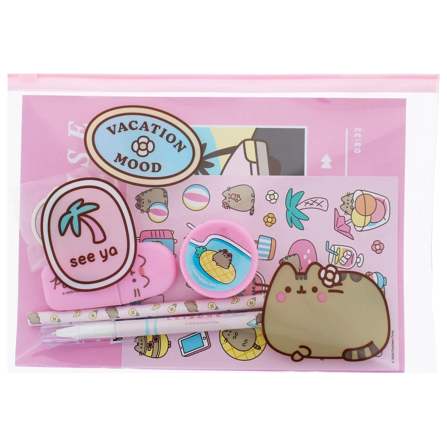 Zestaw artykułów papierniczych Pusheen, 7-częściowy zdjęcie produktu