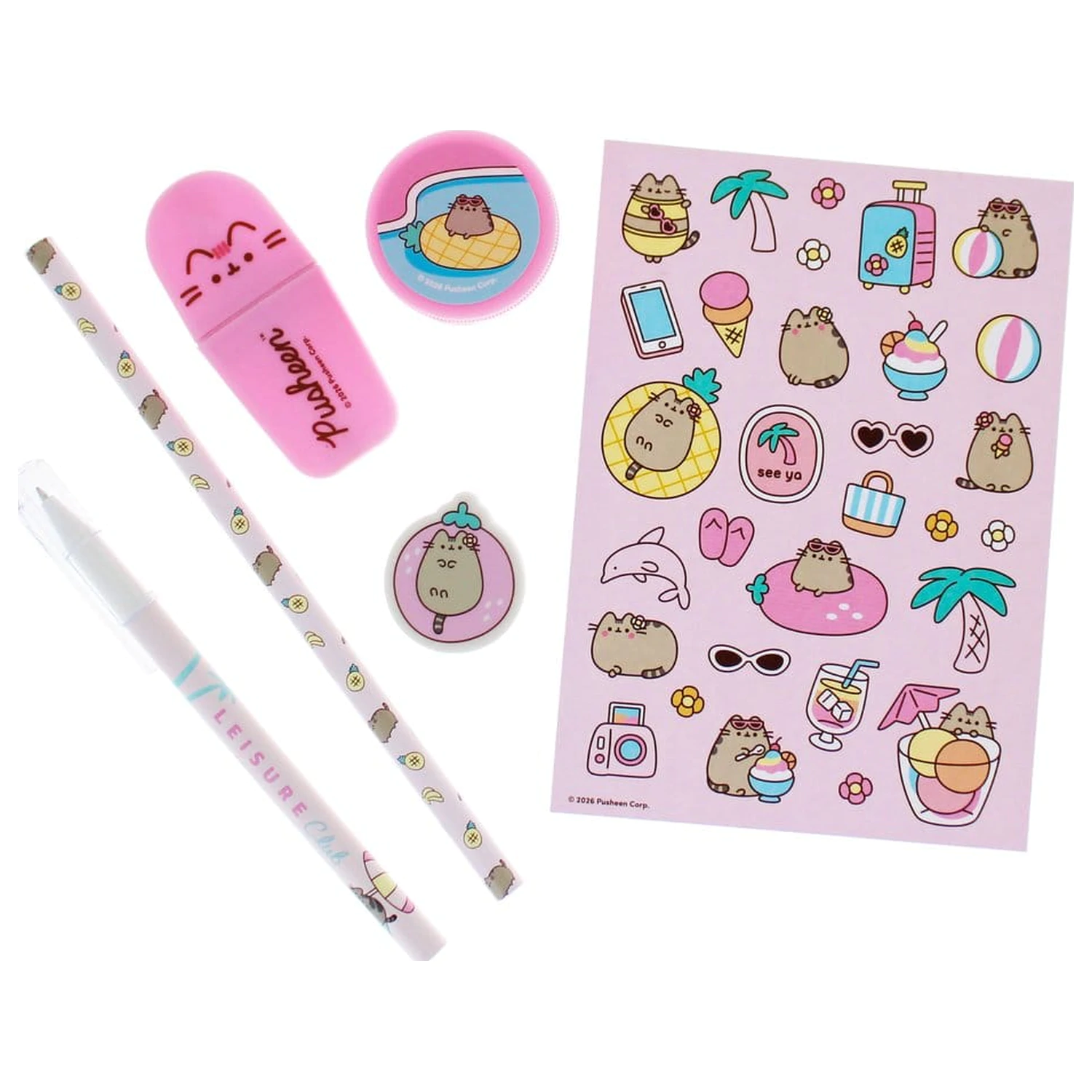 Zestaw artykułów papierniczych Pusheen, 7-częściowy zdjęcie produktu