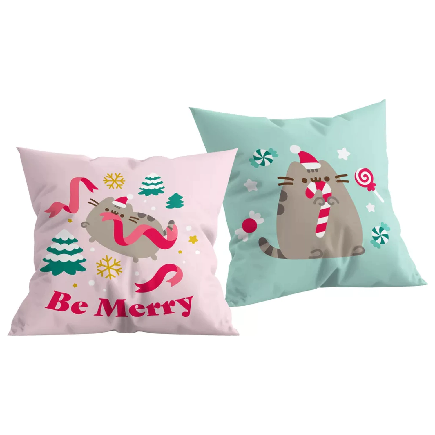 Pusheen Be Merry Poduszka, Poduszka dekoracyjna 40x40 cm zdjęcie produktu