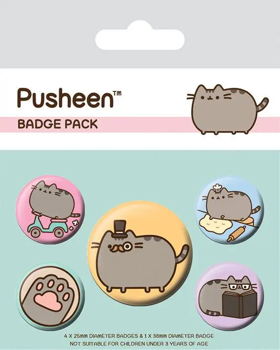 Pusheen Przypinki z Agrafką 5-Pack Fancy zdjęcie produktu