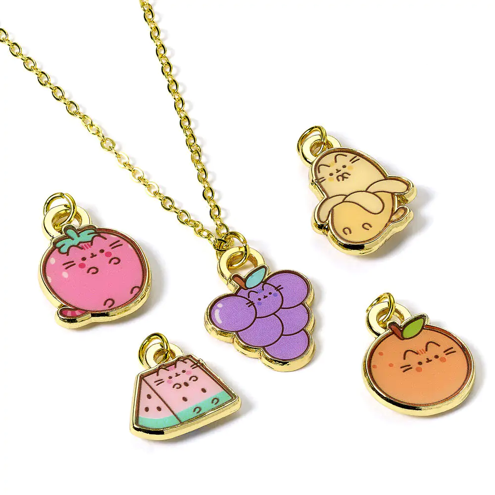 Naszyjnik Pusheen Fruits + charms zdjęcie produktu