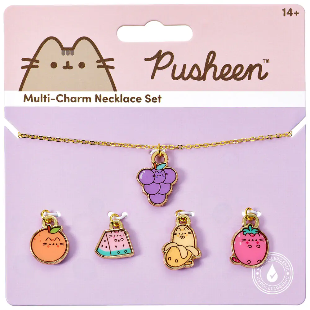 Naszyjnik Pusheen Fruits + charms zdjęcie produktu