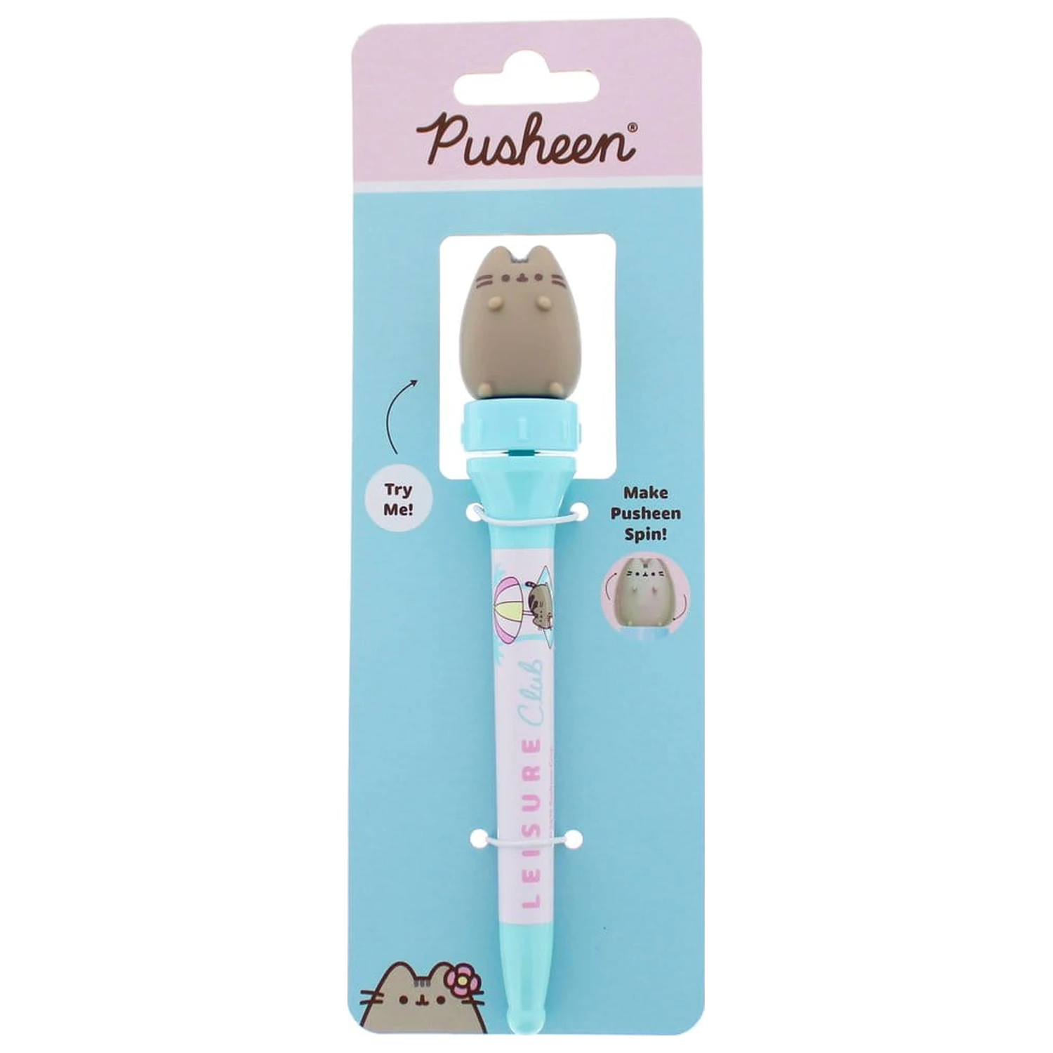 Pusheen Pen Spinny Leisure Club Niebieski Długopis zdjęcie produktu