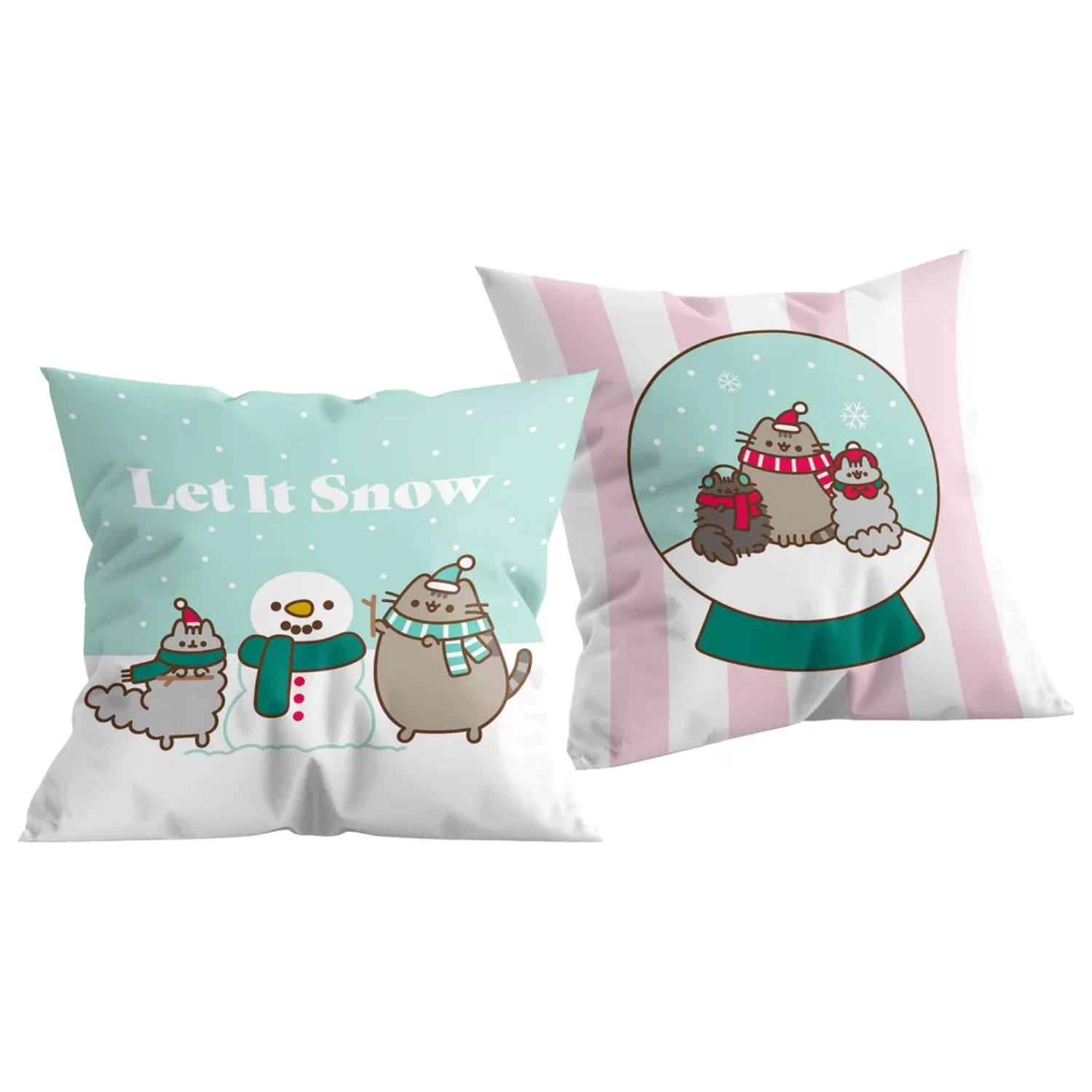 Pusheen Let It Snow poduszka ozdobna, poduszka 40x40 cm zdjęcie produktu