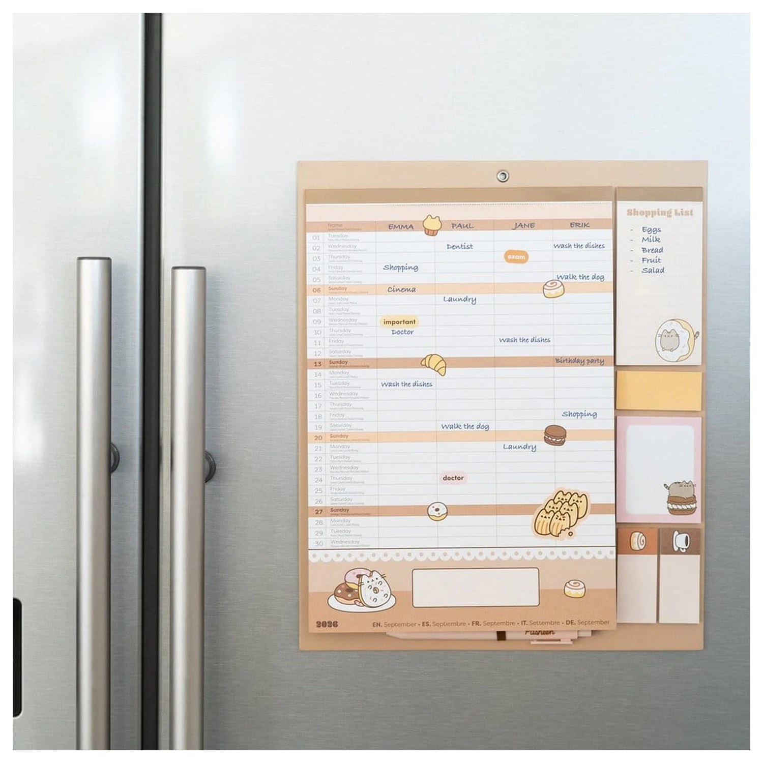 Pusheen Magnetic Planner 2026/27 30 x 35 cm zdjęcie produktu