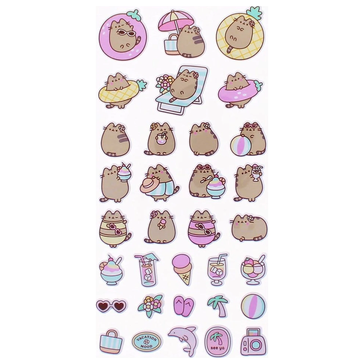Pusheen Zestaw naklejek zdjęcie produktu