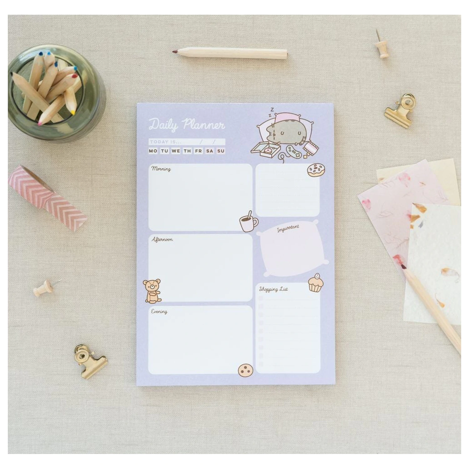 Pusheen Moments A5 dzienny planer zdjęcie produktu