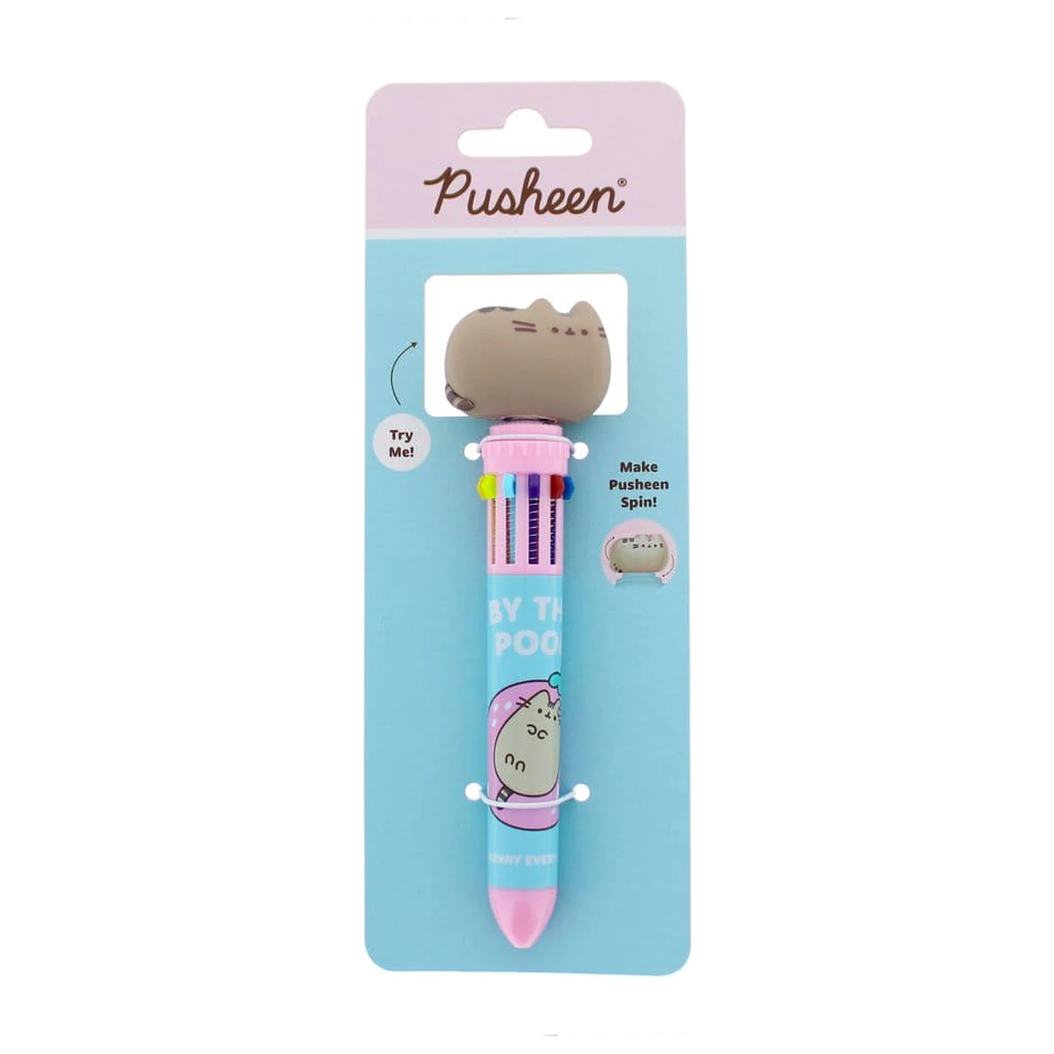 Pusheen Multi Colour Pen Spinny By The Pool Blue zdjęcie produktu