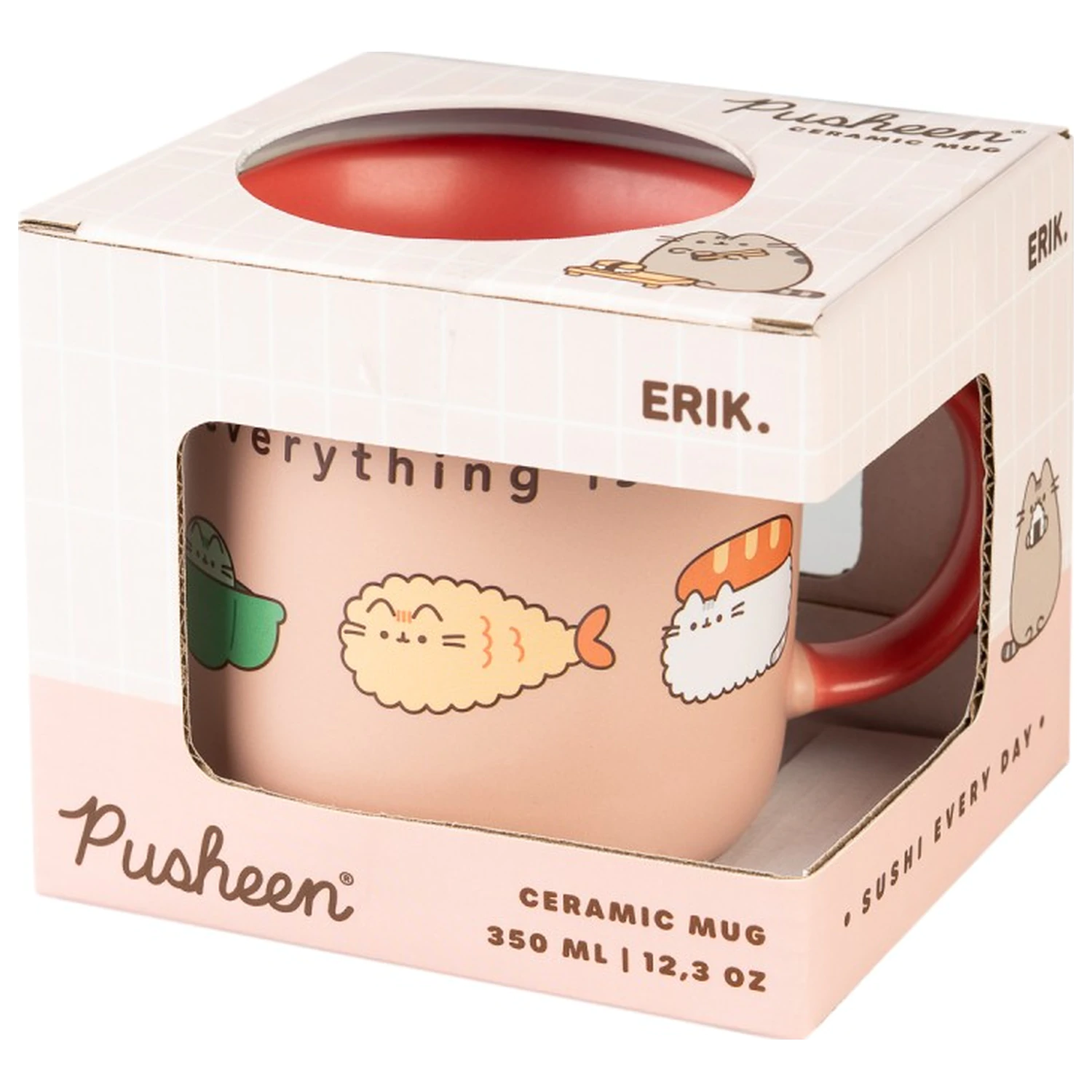 Pusheen Sushi Roll kubek premium zdjęcie produktu