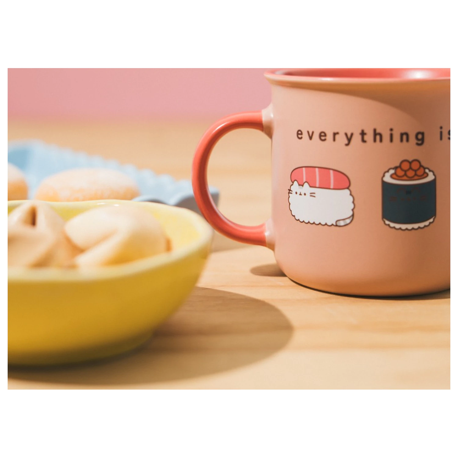 Pusheen Sushi Roll kubek premium zdjęcie produktu