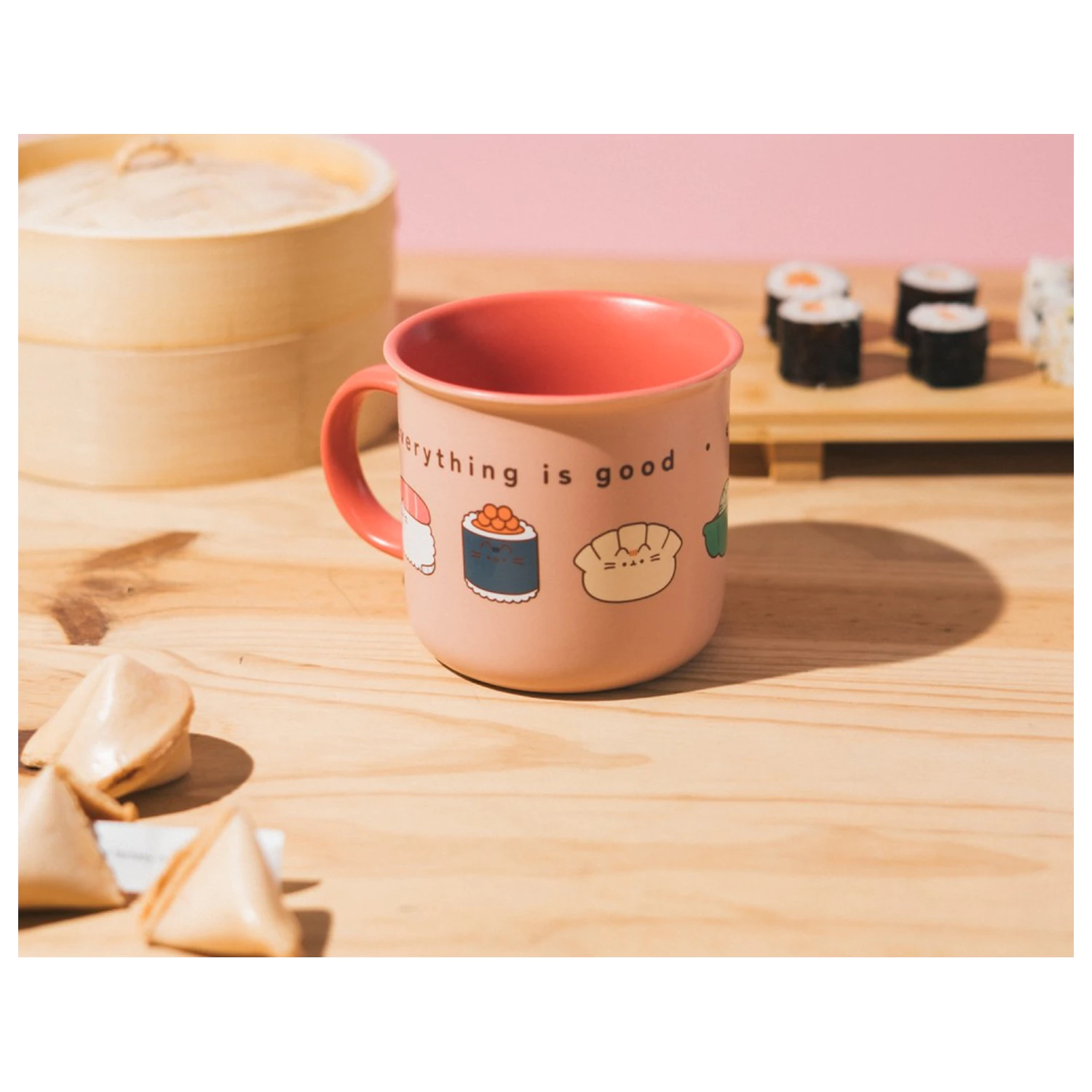 Pusheen Sushi Roll kubek premium zdjęcie produktu
