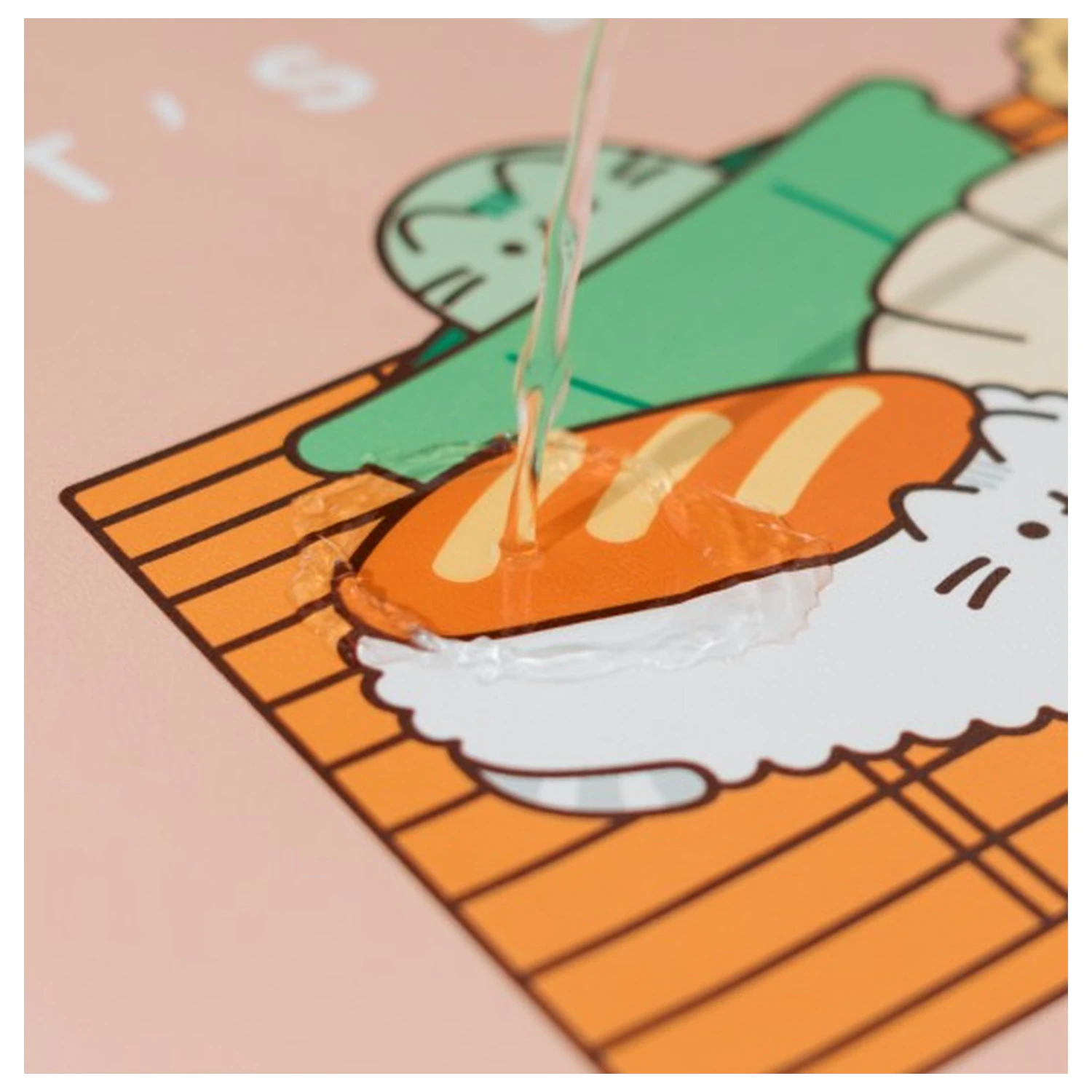 Pusheen Sushi Roll gaming mata na biurko zdjęcie produktu