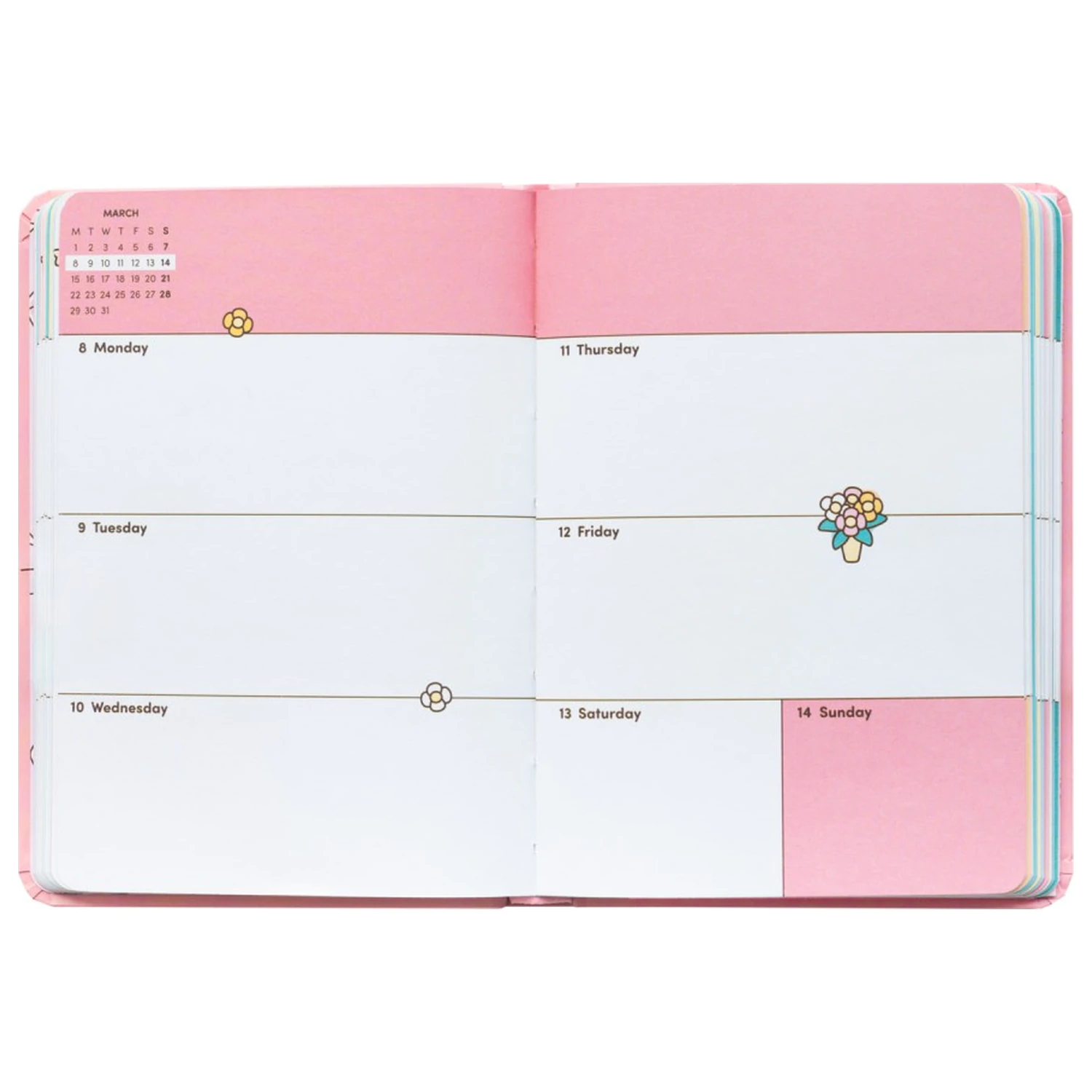 Pusheen Akademicki Planner Tropical Vacation 2026/27 A6 *English Version* zdjęcie produktu