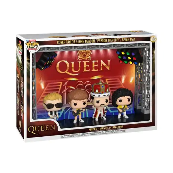 Queen Funko POP Moments Deluxe Figurki Winylowe 4-Pak Wembley Stadium zdjęcie produktu