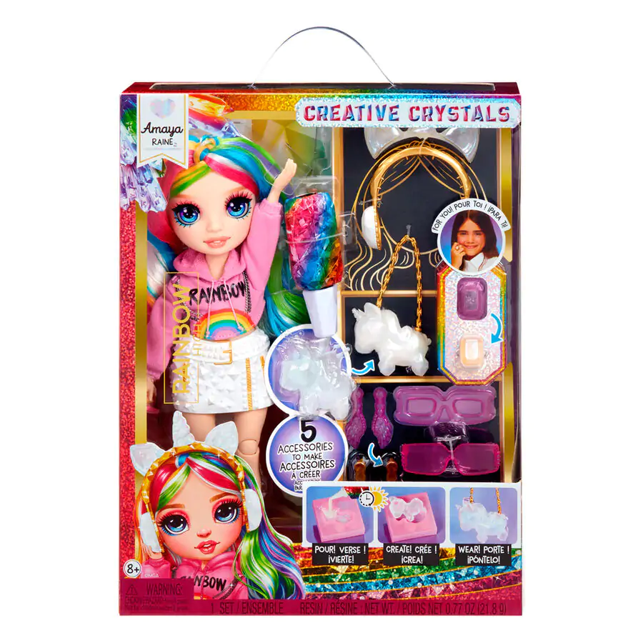 Lalka Rainbow High Crystal Fashion Amaya  zdjęcie produktu