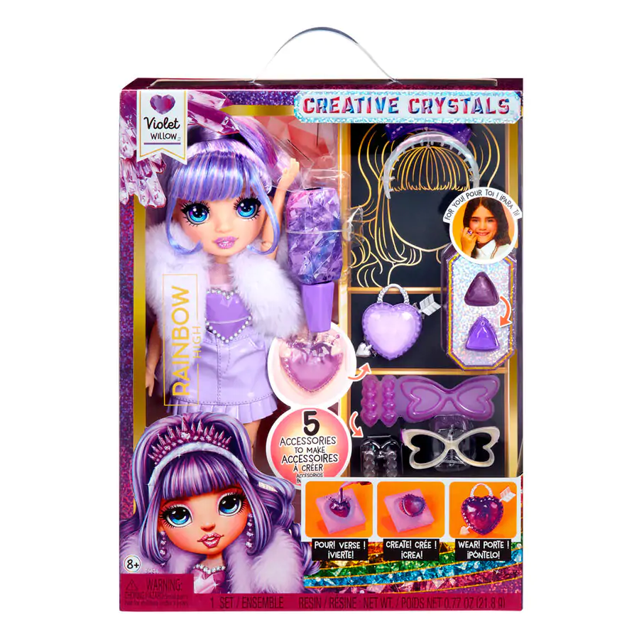 Lalka Rainbow High Crystal Fashion Violet zdjęcie produktu