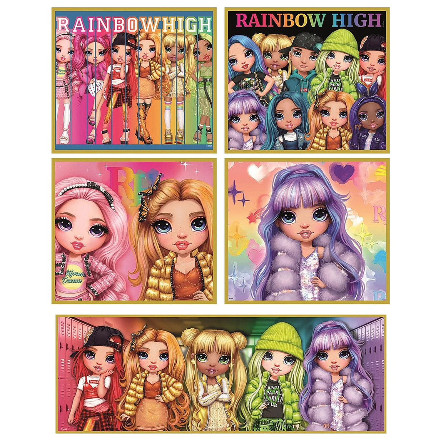 Rainbow High Personalities Puzzle 10 w 1 Clementoni zdjęcie produktu